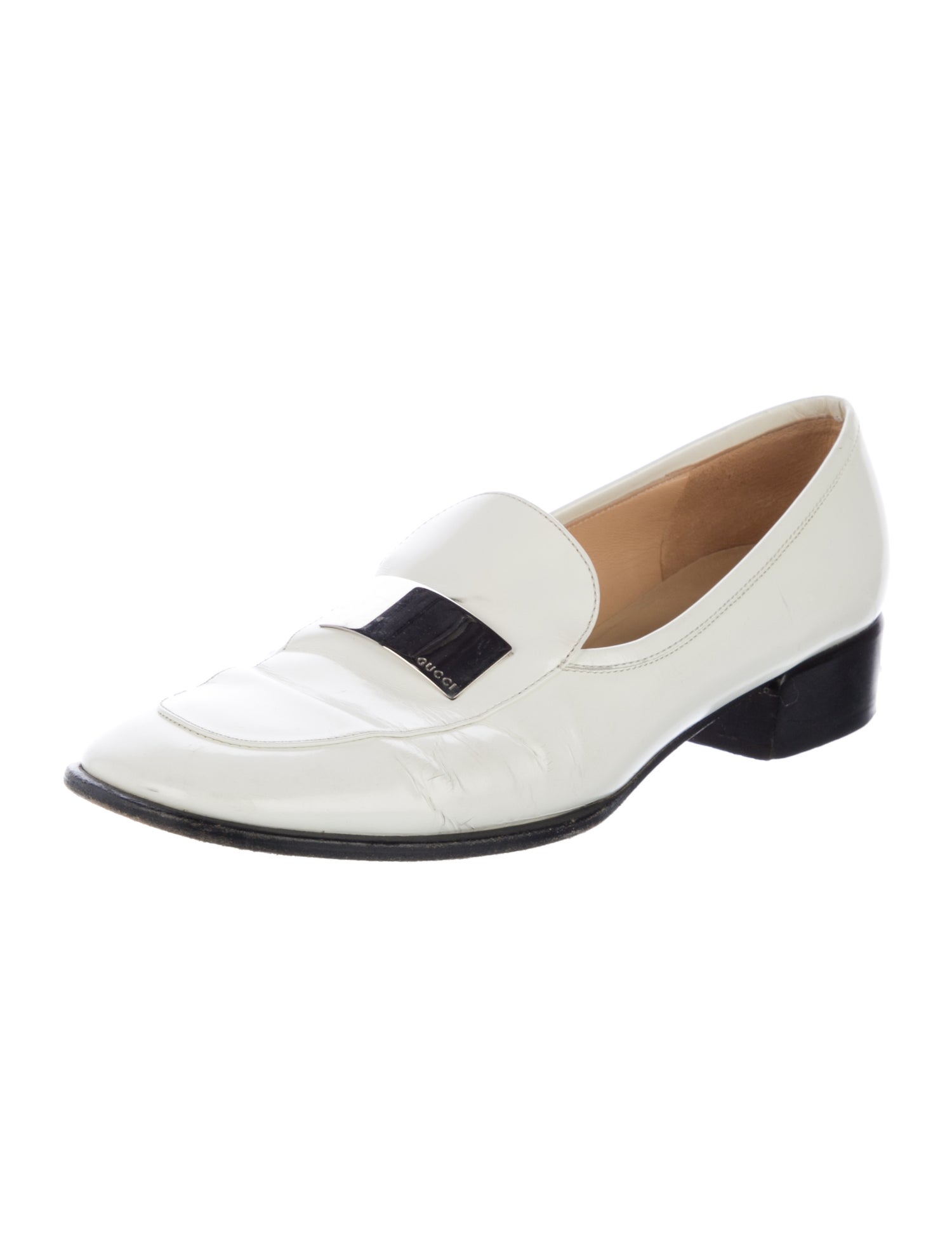 Gucci Vintage Patent Leather Loafers
