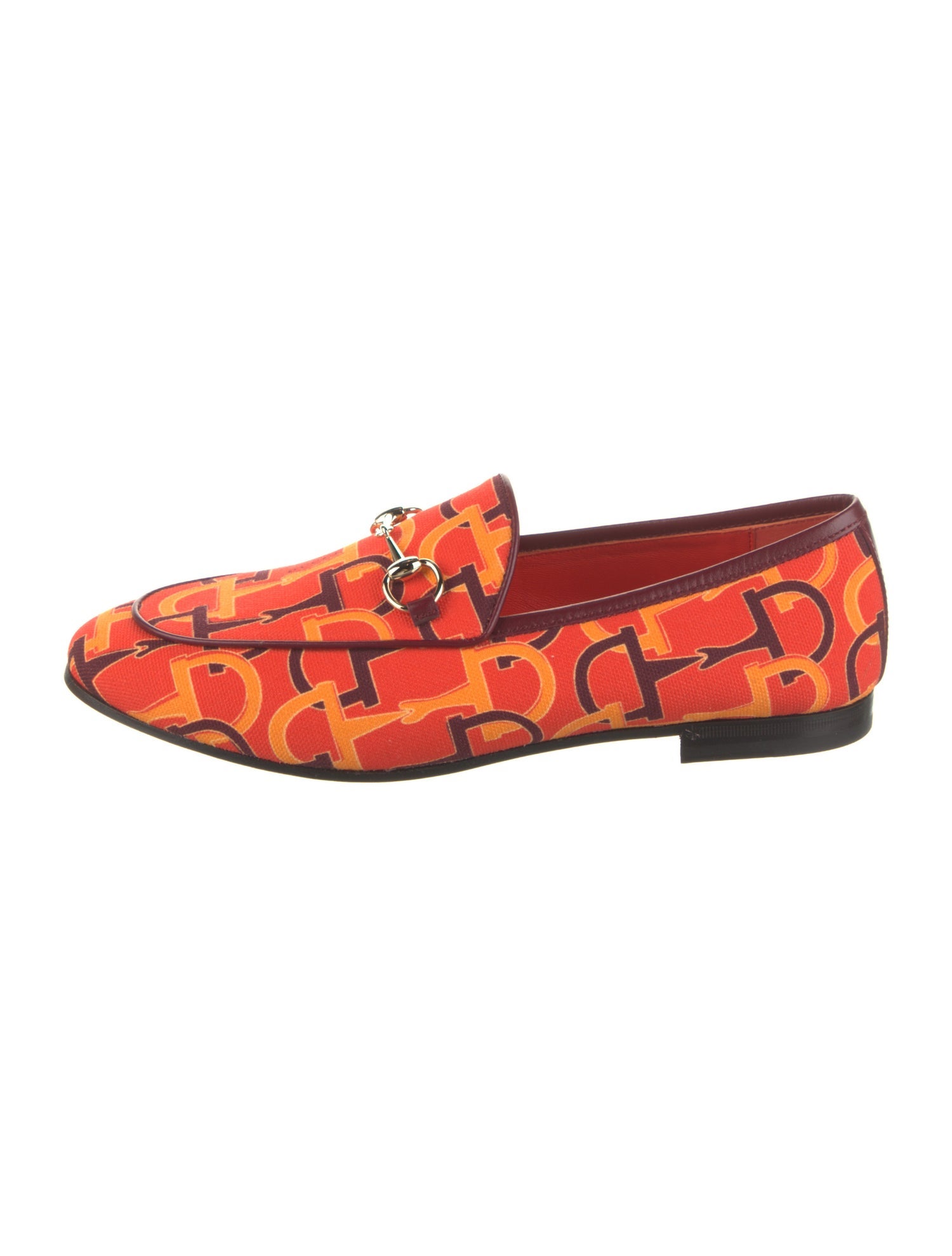 Gucci Canvas Printed Loafers