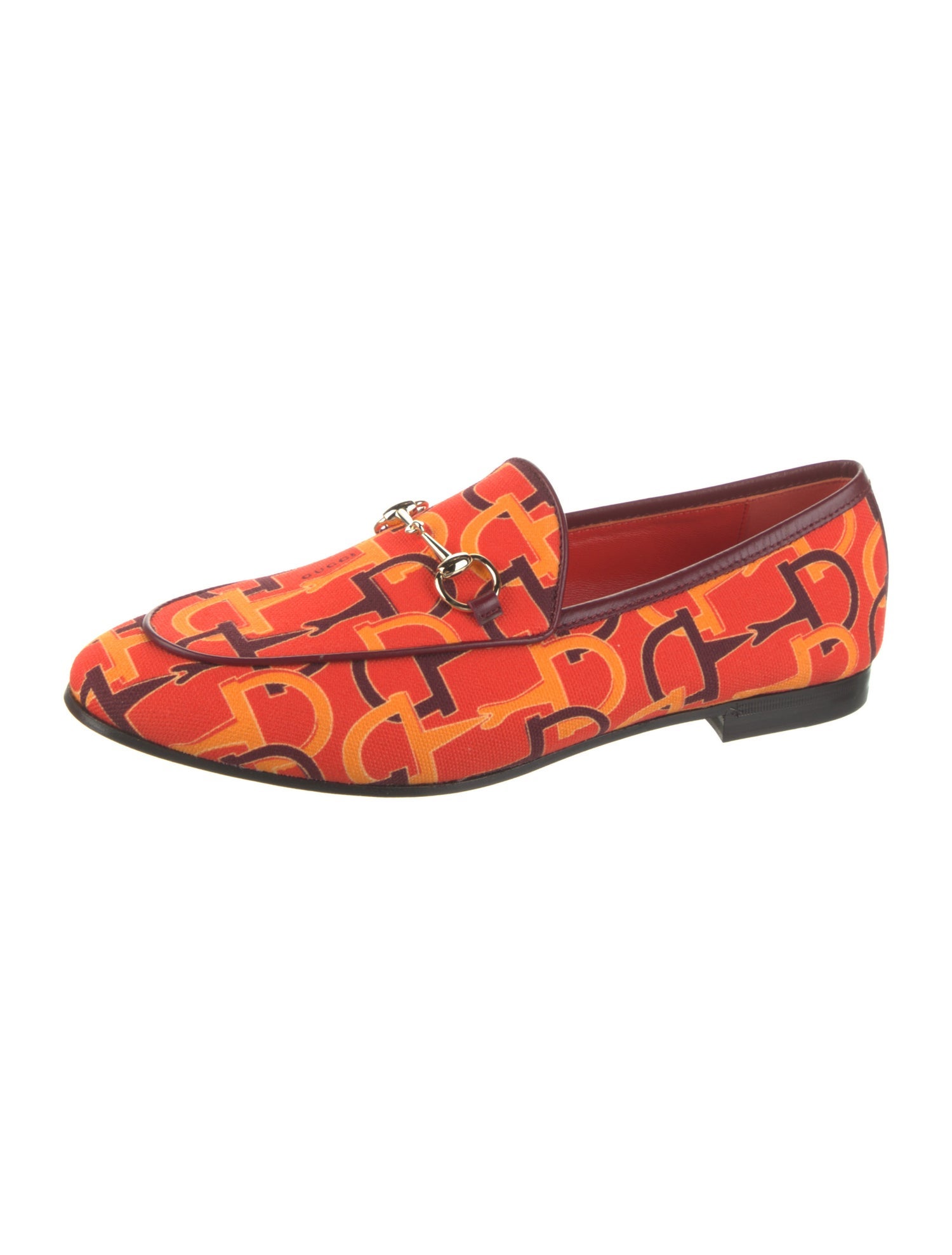 Gucci Canvas Printed Loafers