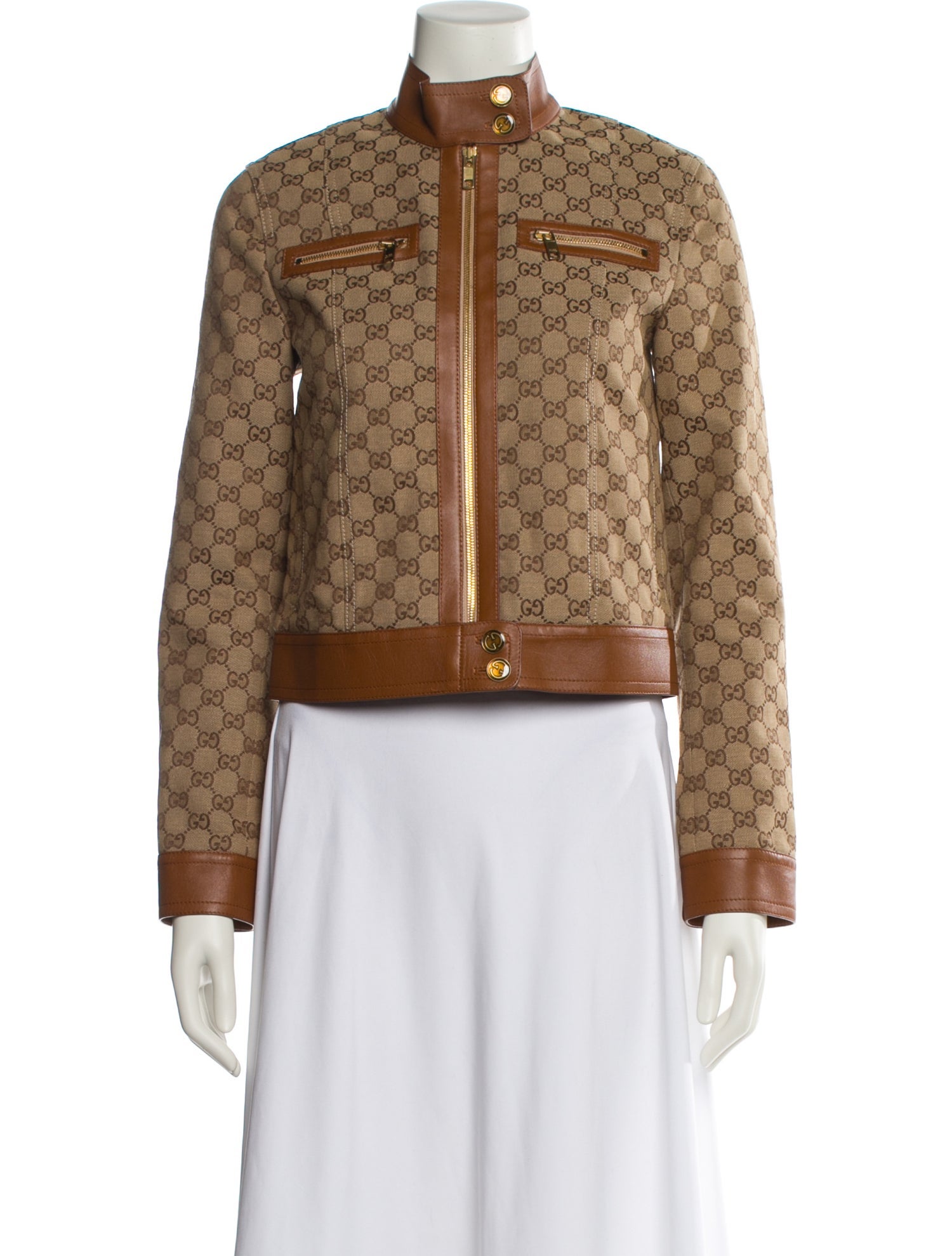 Gucci 2023 Printed Faux Fur Jacket