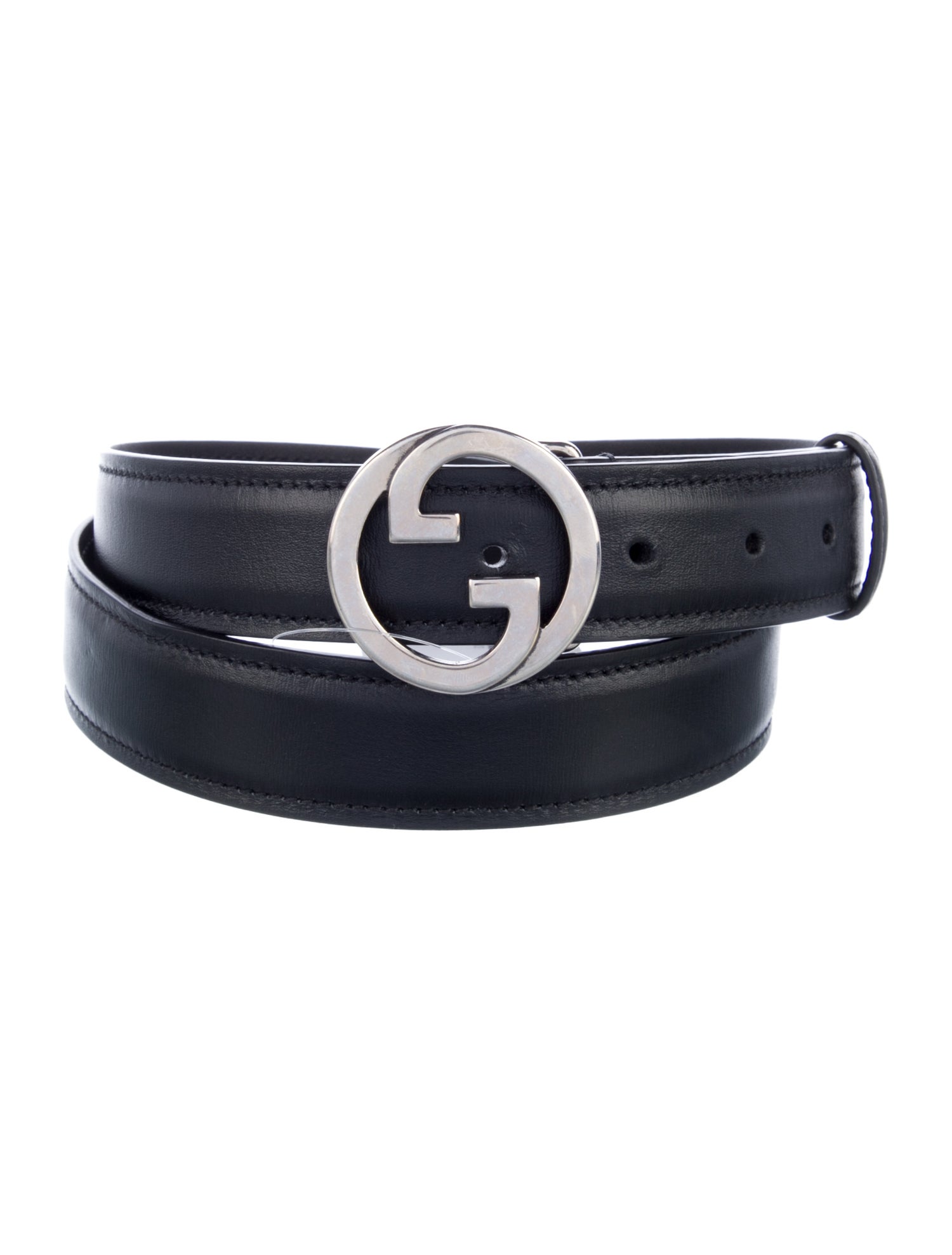 Gucci Interlocking G Logo Skinny Waist Belt