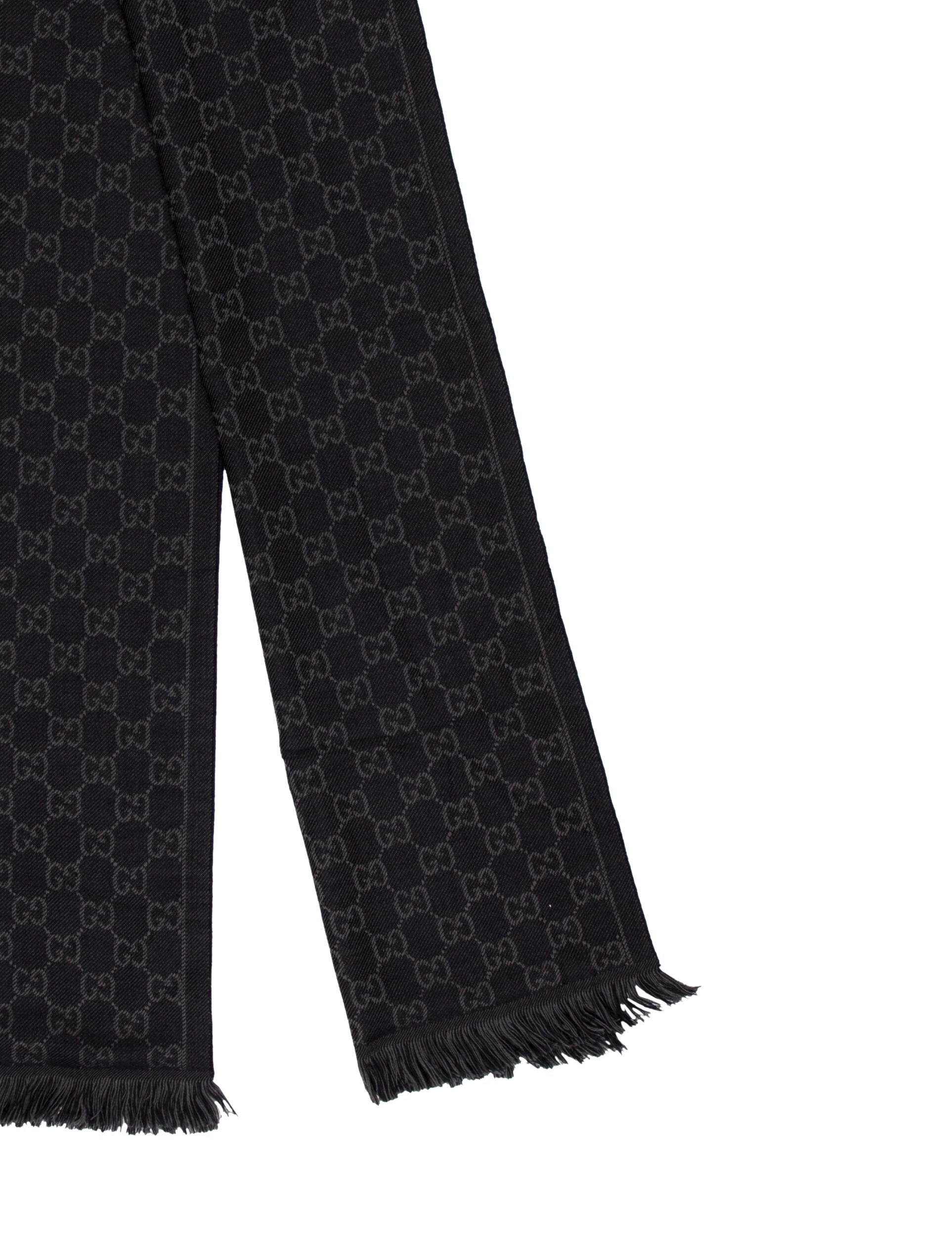 Gucci Wool GG Signature Scarf