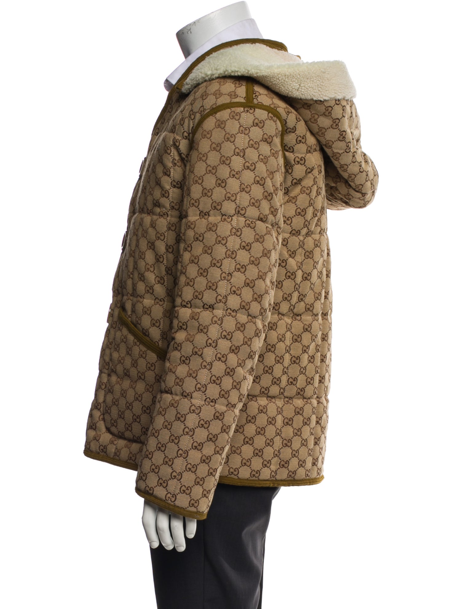 Gucci GG Canvas Puffer Coat w/ Tags