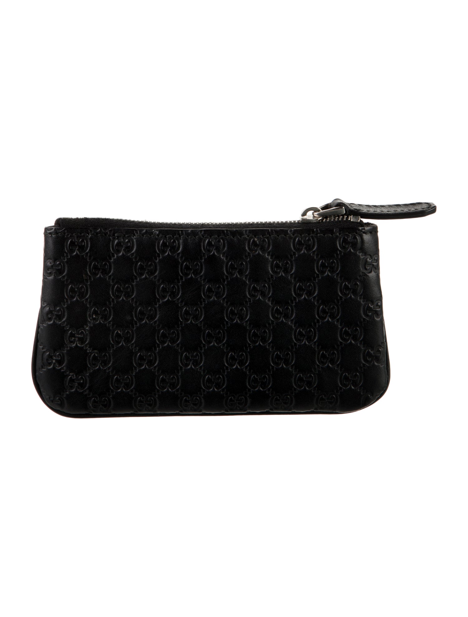 Gucci Black leather Keychain pouch