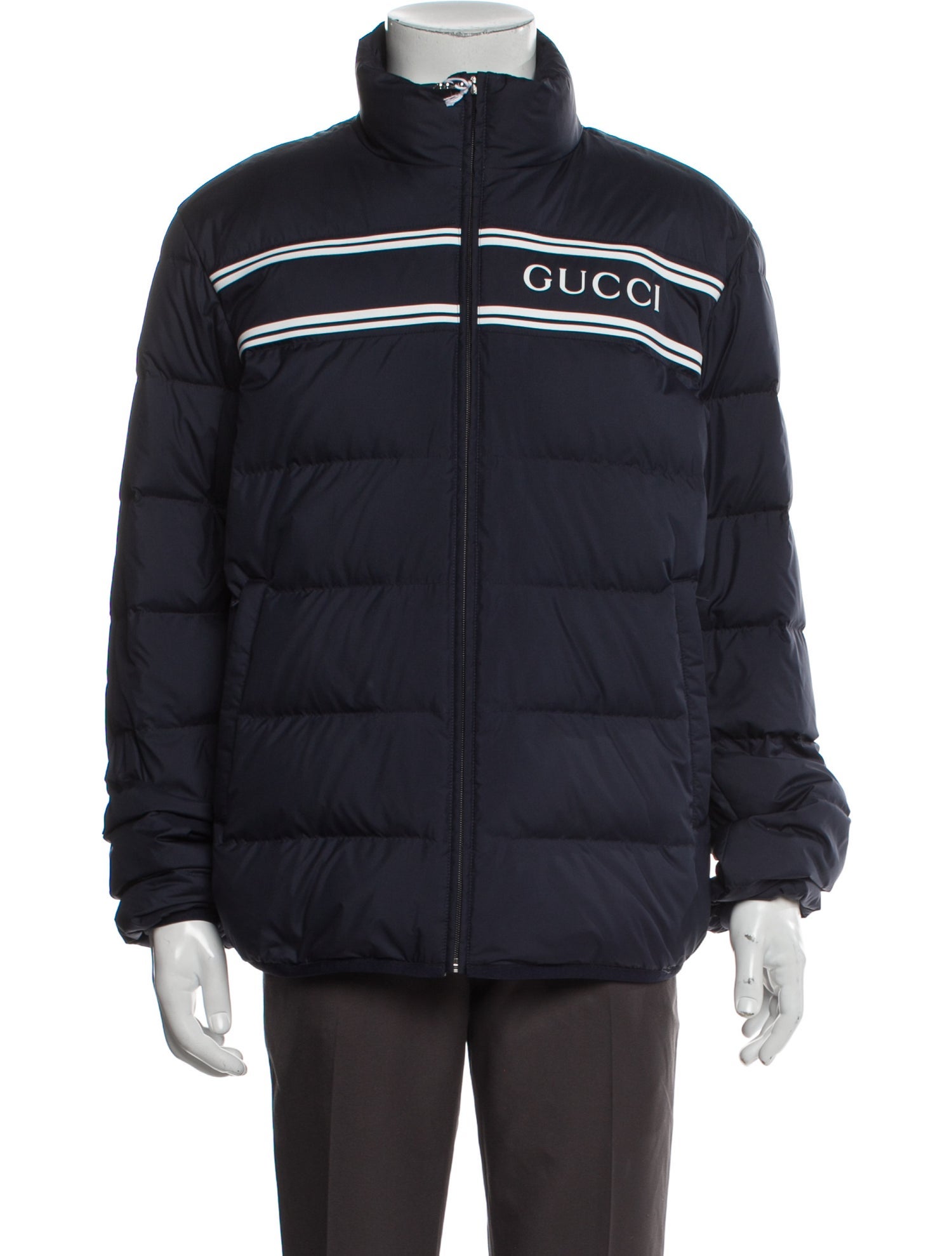 Gucci 2025 Graphic Print Puffer Coat w/ Tags