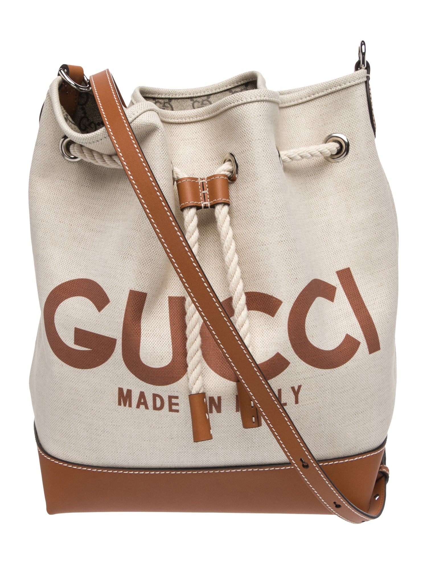 Gucci GG Supreme Reversible Bucket Bag 2024