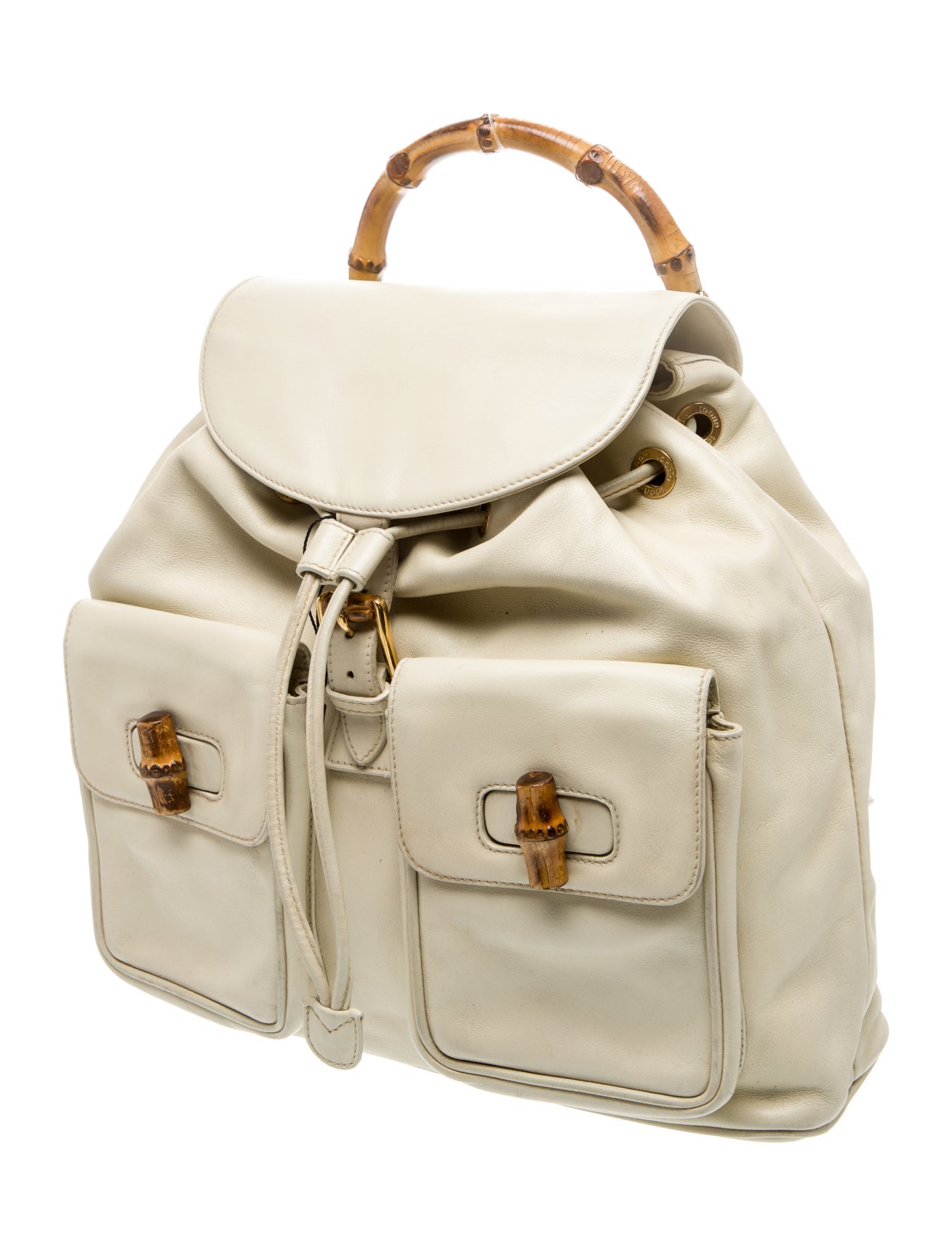 Gucci Bamboo Bamboo Backpack Medium Vintage