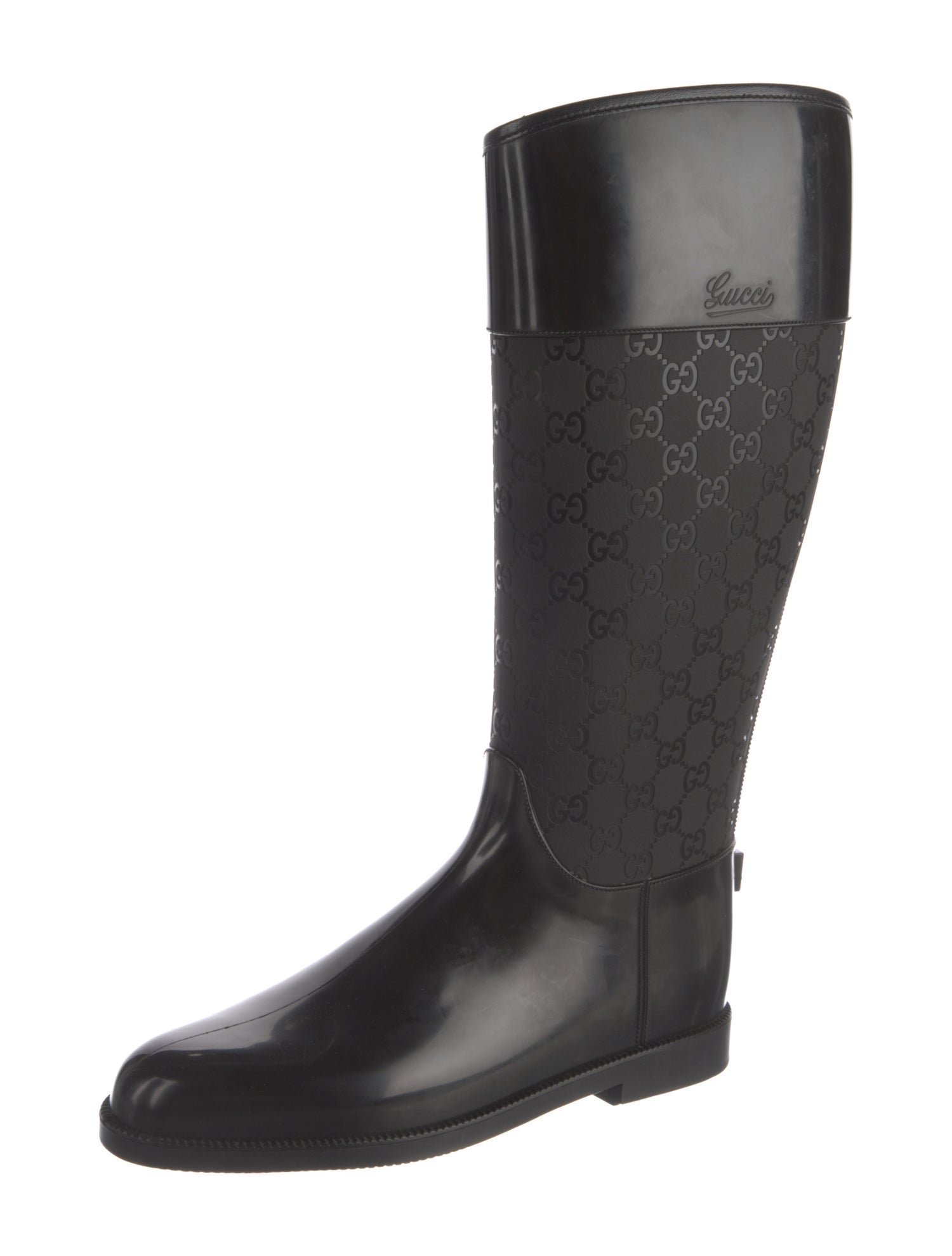 Gucci GG Supreme Rubber Rain Boots