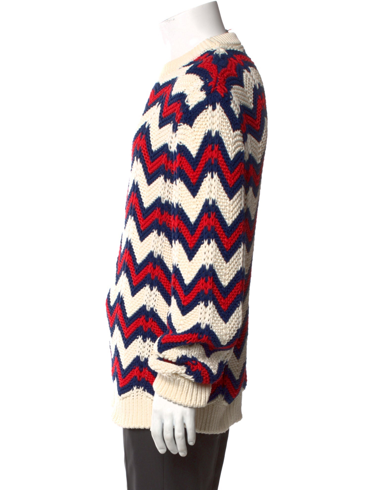 Gucci Signature Logo Striped Pullover