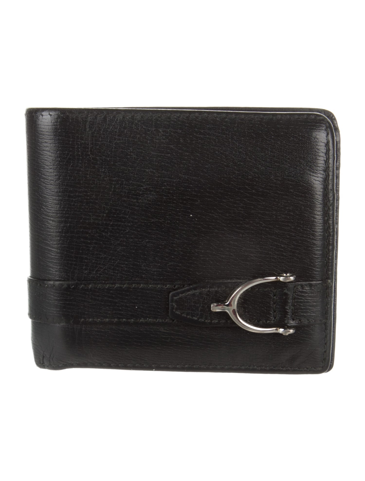 Gucci Horsebit Accent Leather Bifold Wallet