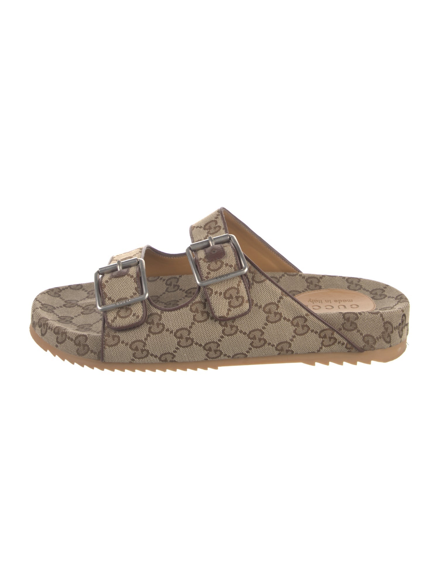 Gucci GG Canvas Canvas Slides