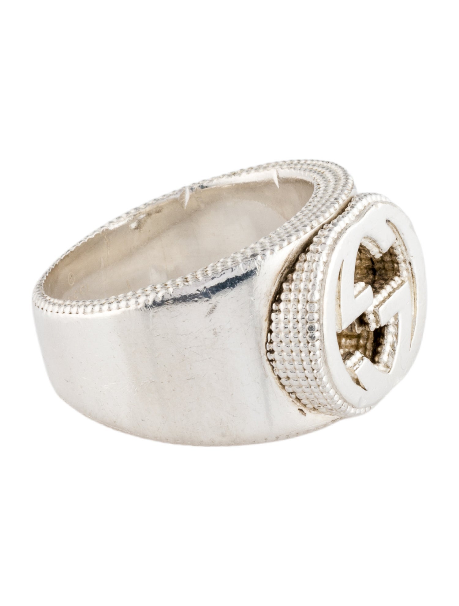 Gucci Interlocking G Signet Ring