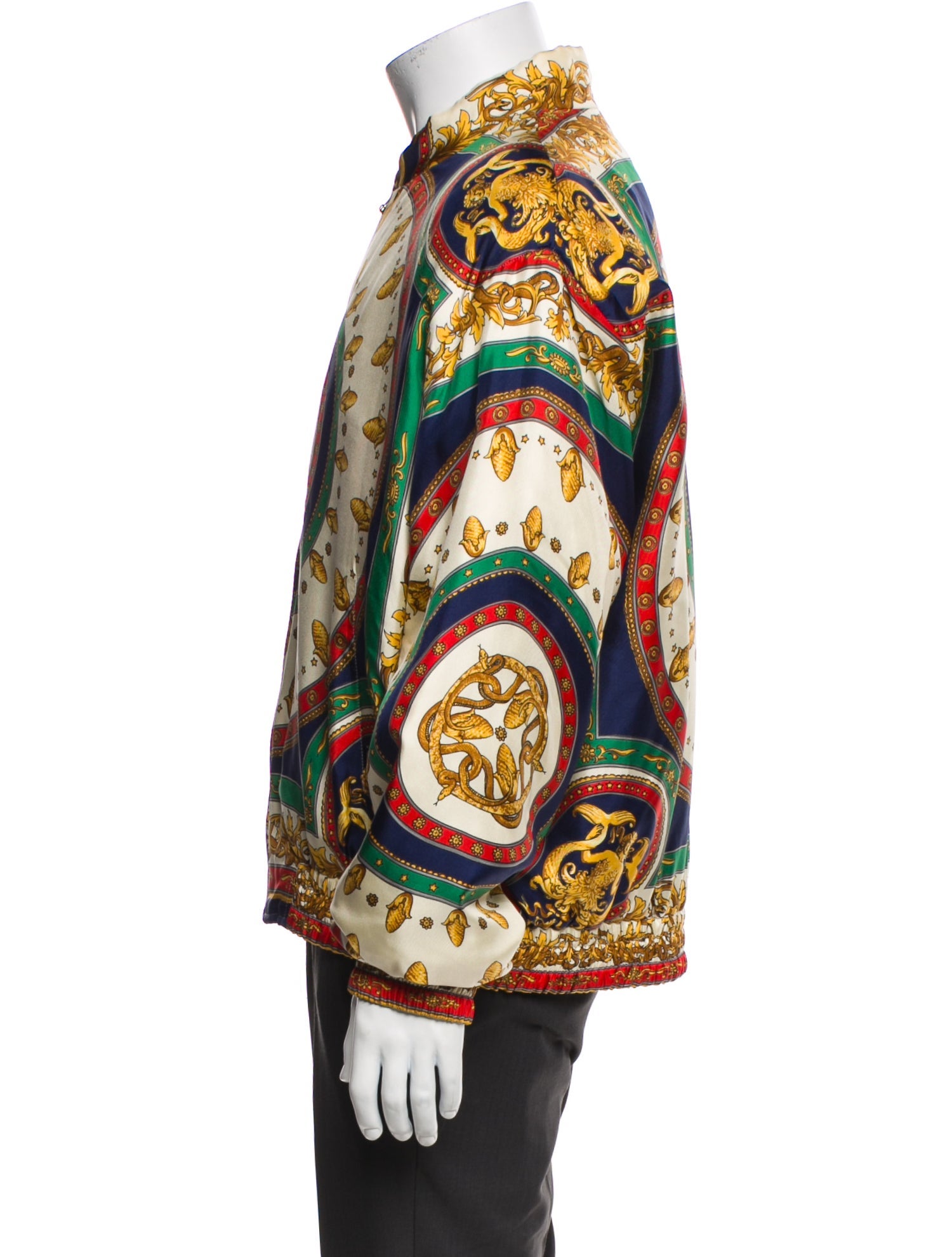 Gucci 2019 Silk Bomber Jacket