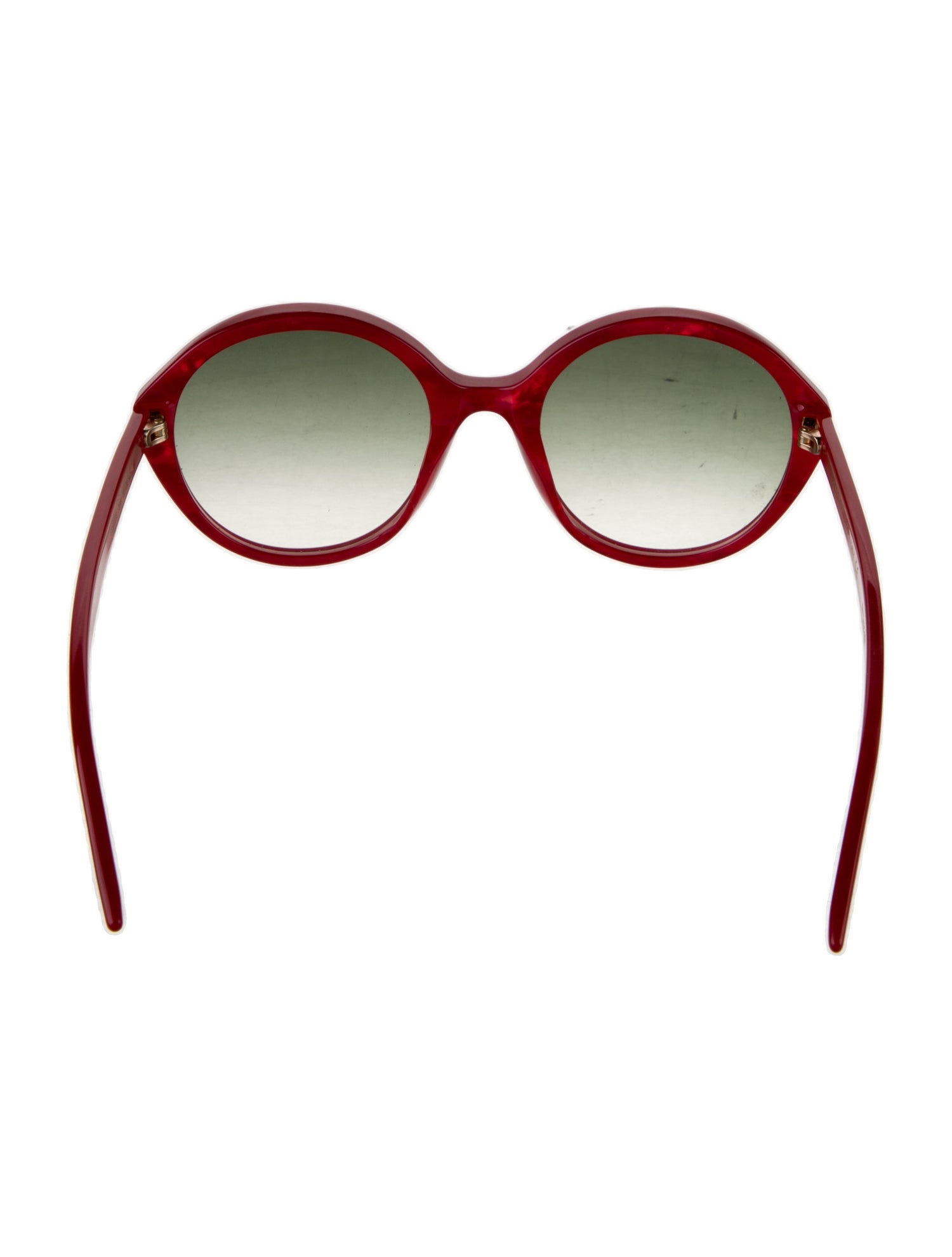 Gucci Interlocking G Logo Round Sunglasses