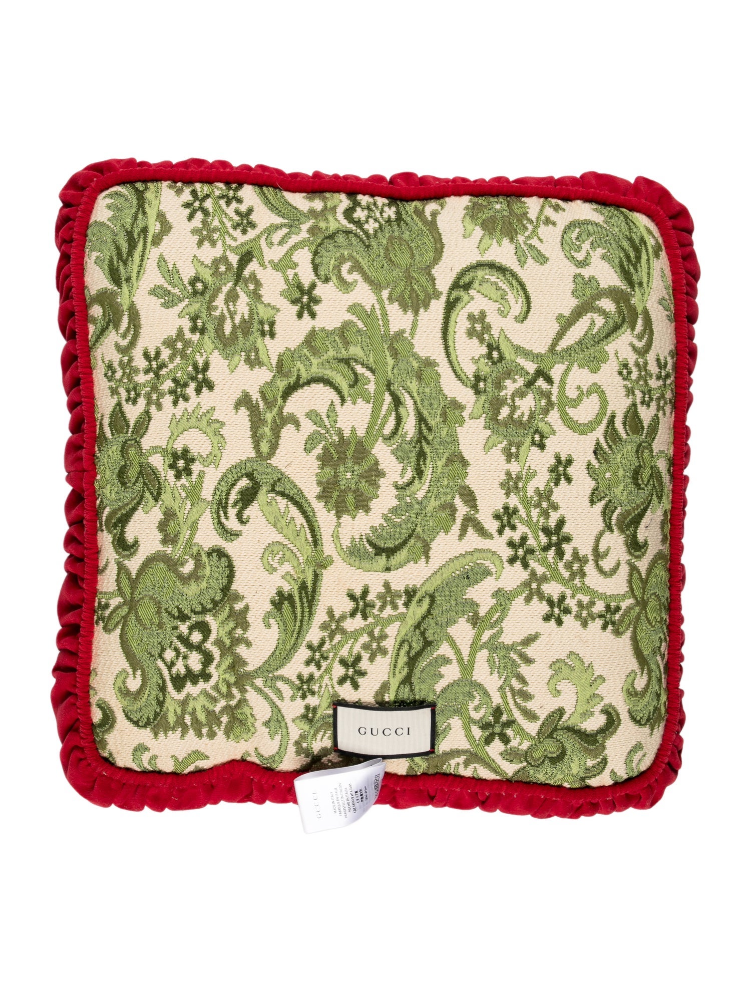 Gucci XXV Velvet Cat Throw Pillow