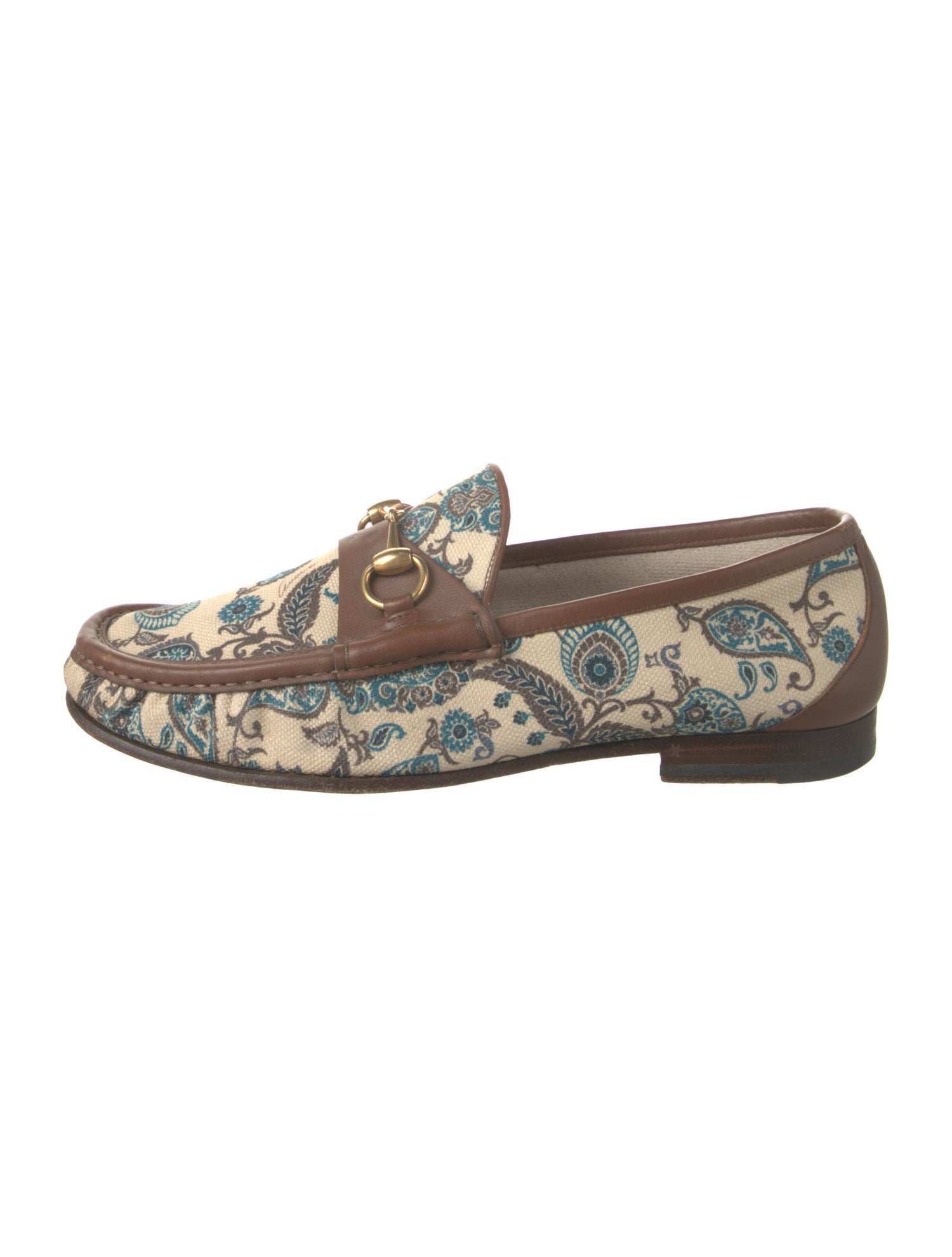 Gucci Signature Driver Supreme GG Blue Leather Loafer Mens UK 7.5 US 8 Mens Blue Gucci Supreme Drivers Sz 11.5 G / 12.5 US Made In  main image 3