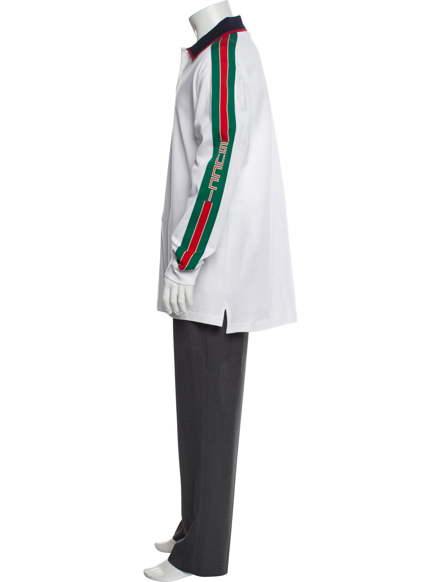 Gucci 2019 Web Accent Polo Shirt w/ Tags