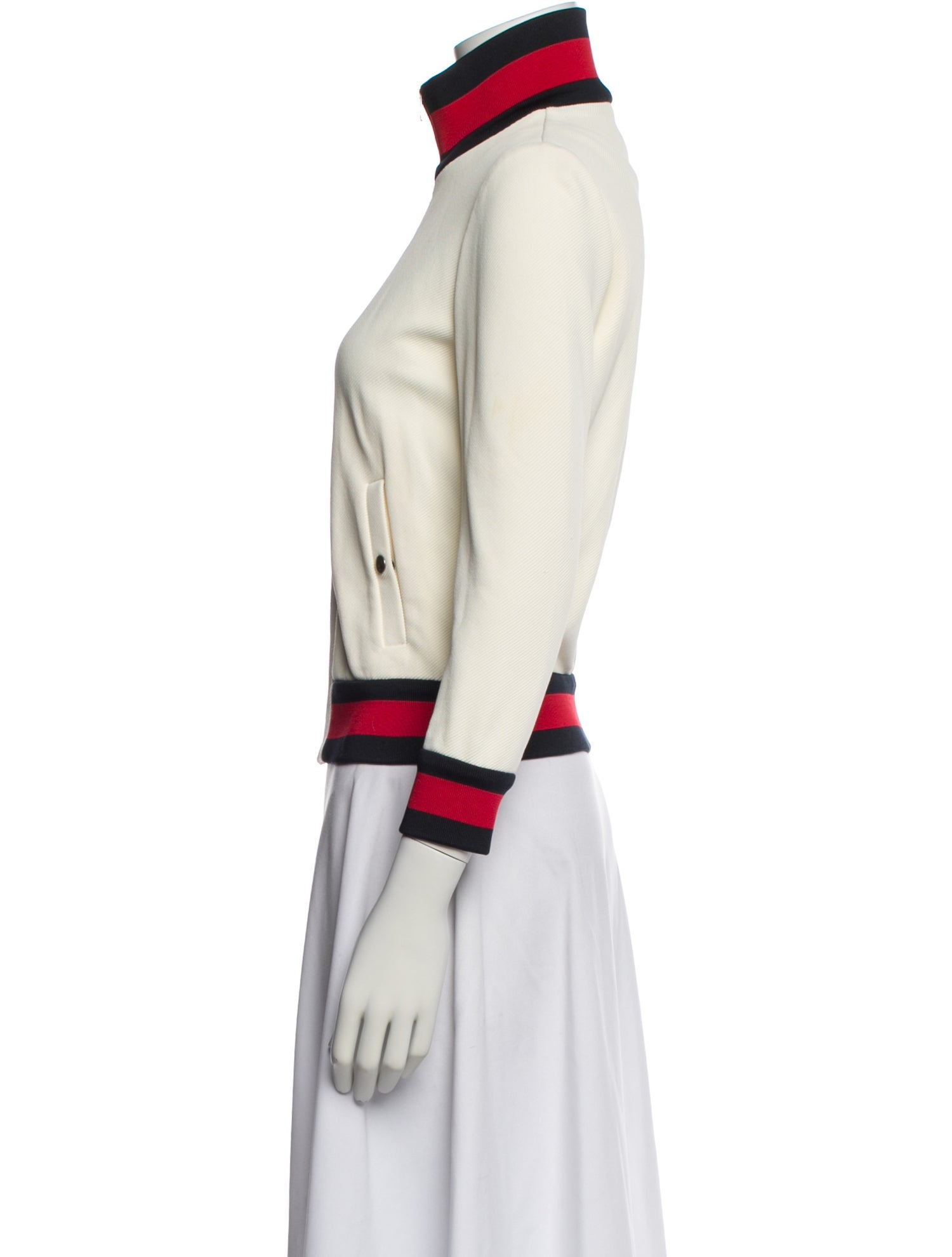 Gucci Nylon Graphic Print Bomber Jacket