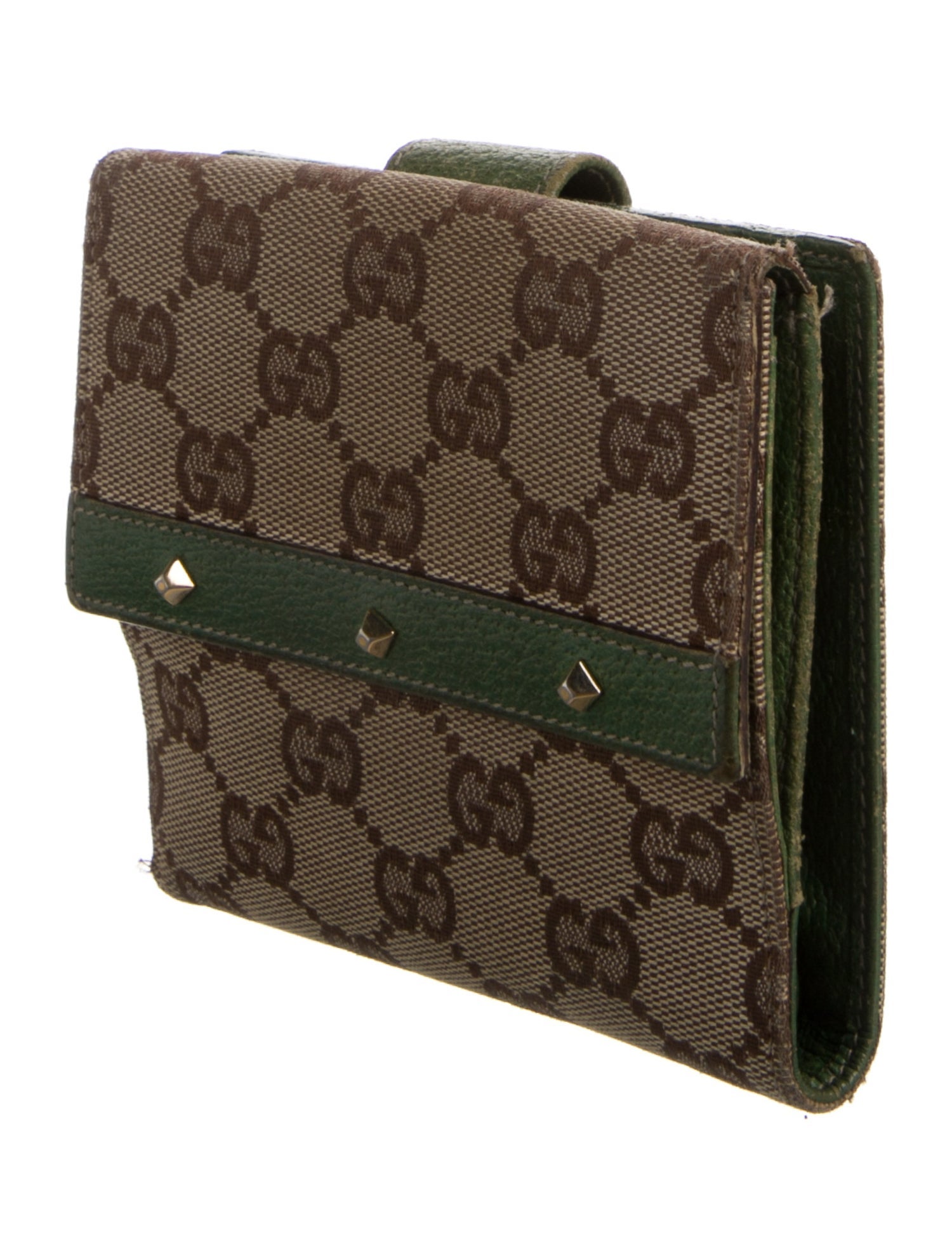 Gucci GG Canvas Canvas French Purse