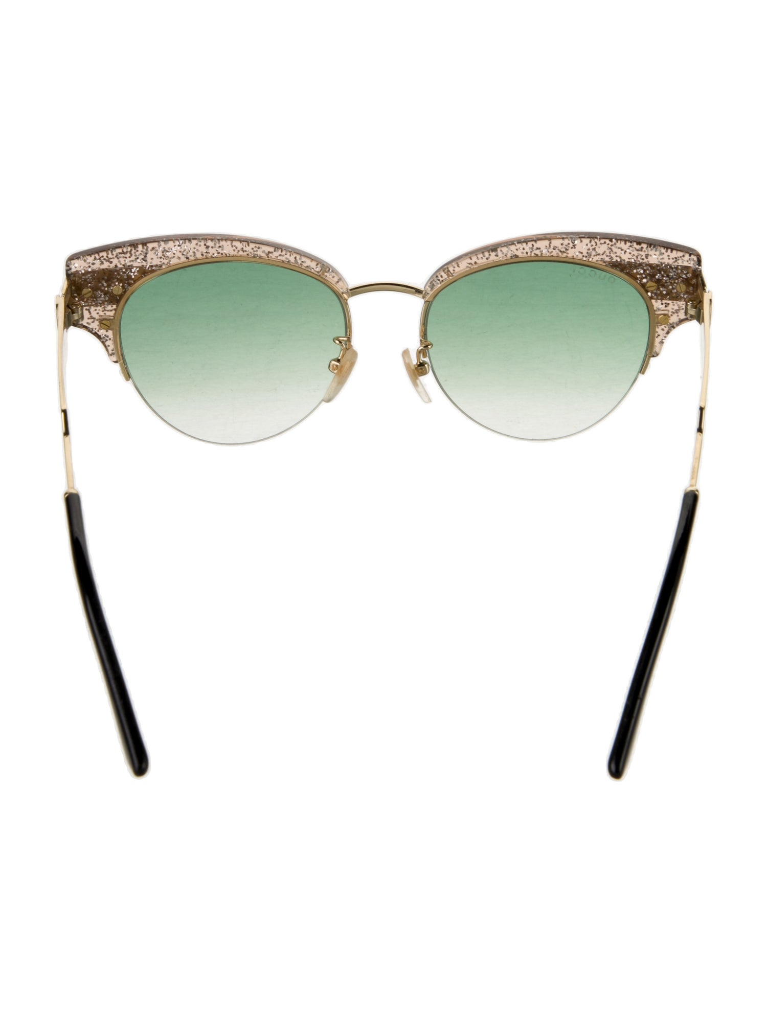 Gucci Interlocking G Logo Round Sunglasses