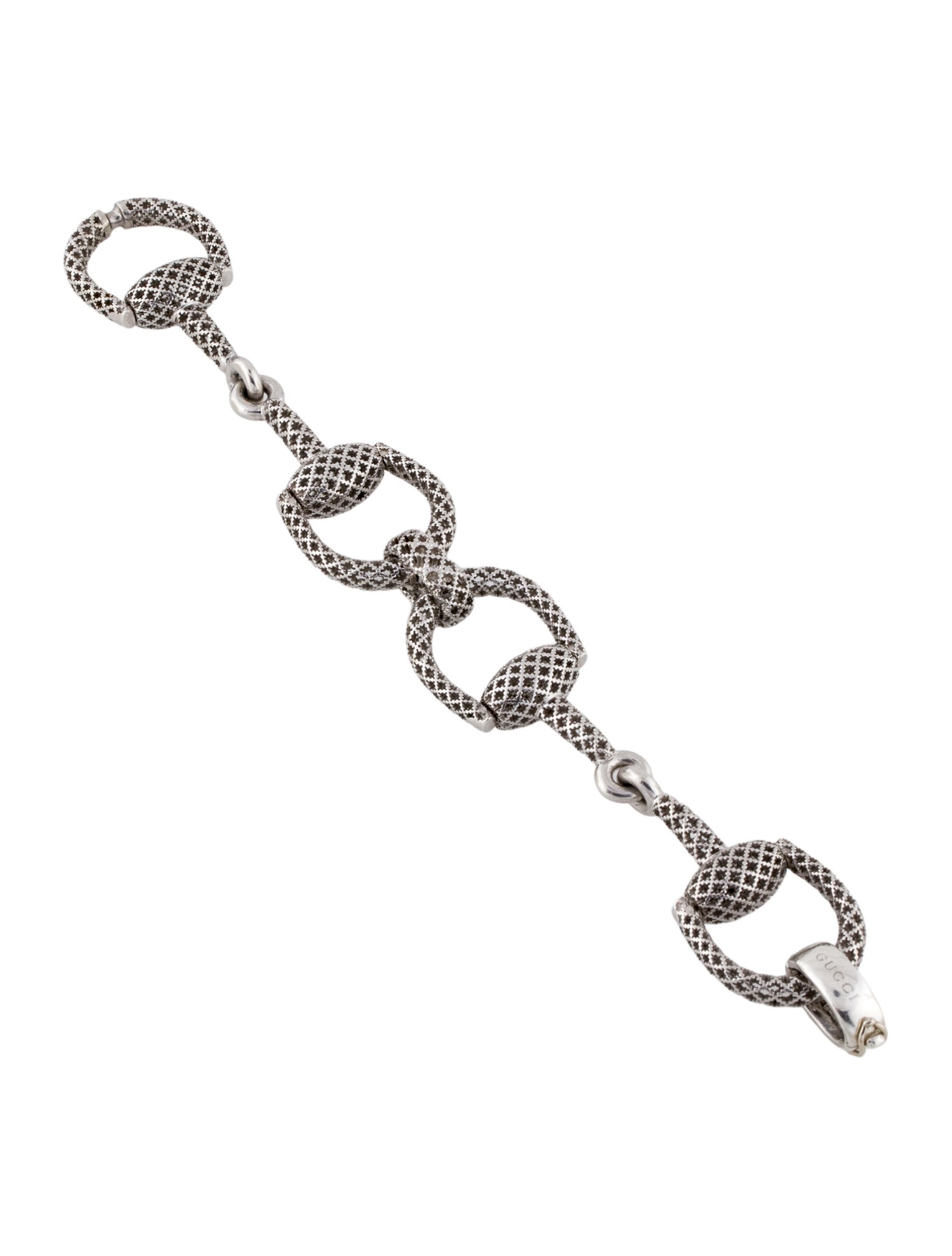 Gucci Diamantissima Horsebit Link Bracelet
