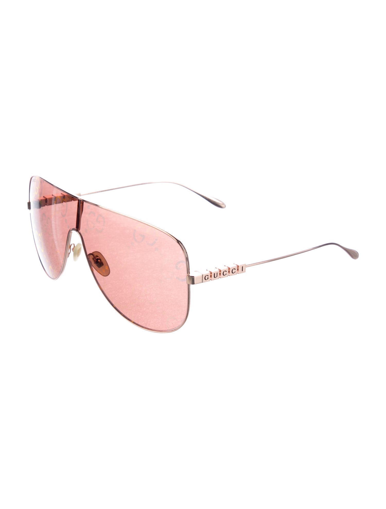 Gucci Shield Tinted Sunglasses