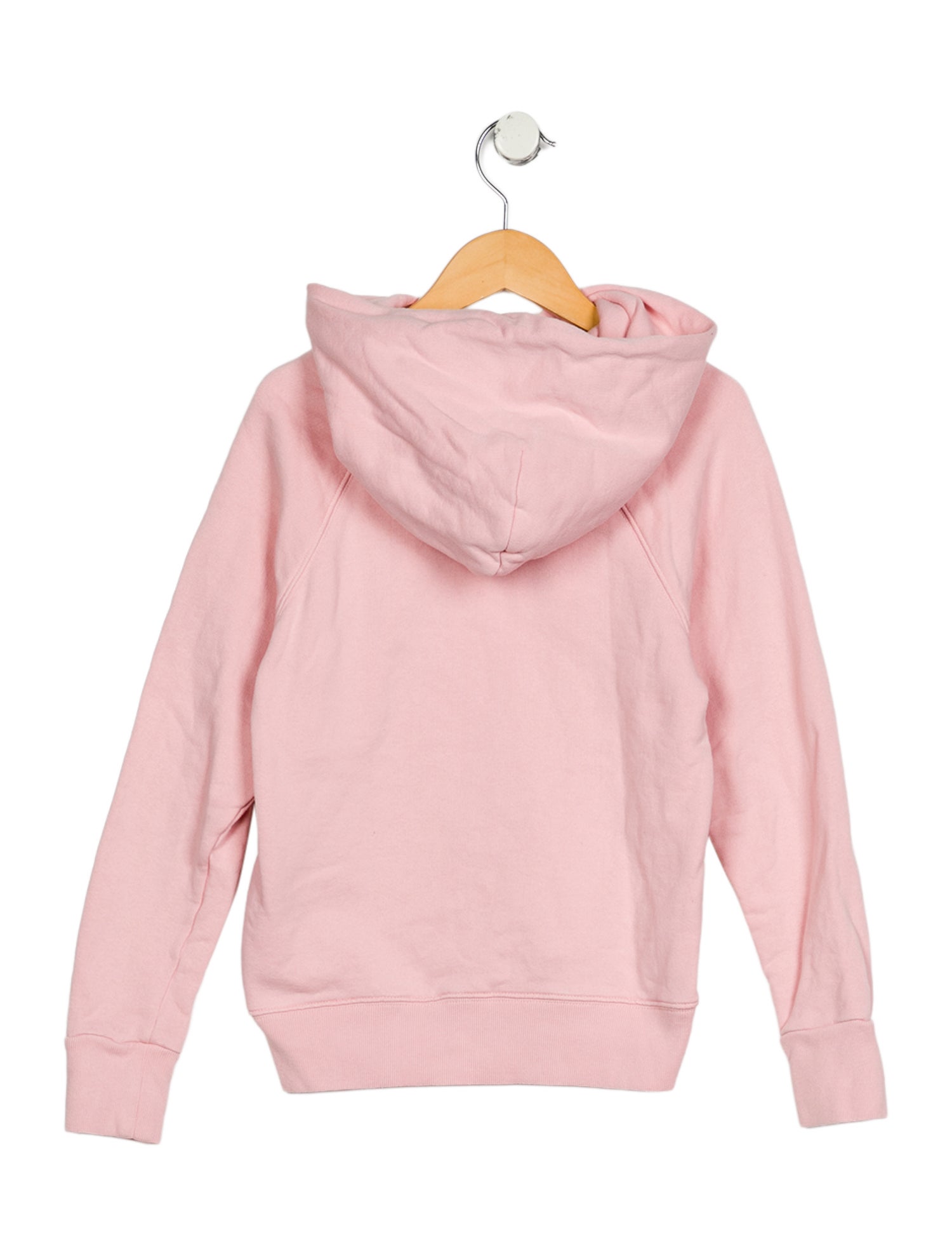 Gucci Kid Girl's GG Logo Embroidered Web Accent Hoodie