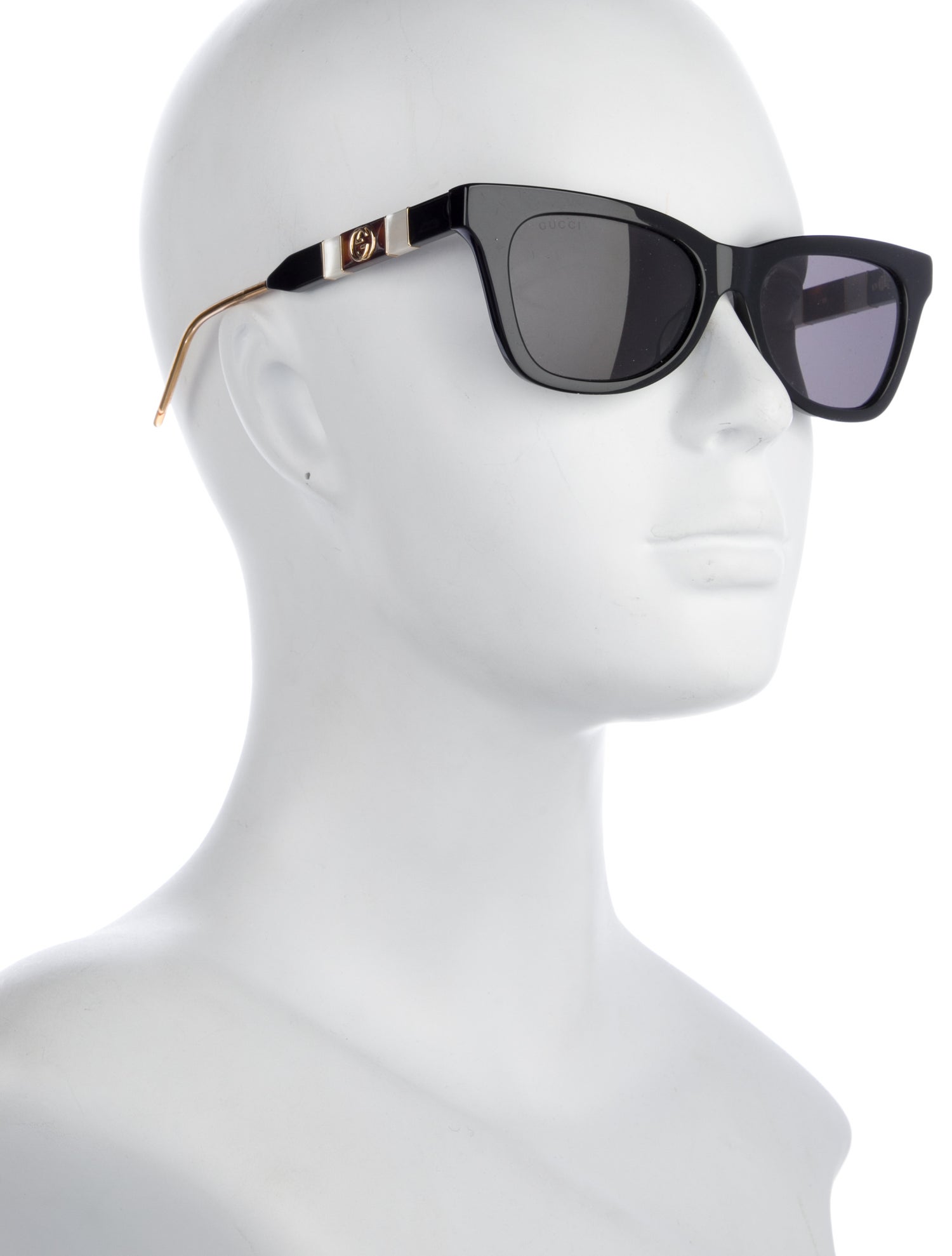 Gucci Interlocking G Logo Wayfarer Sunglasses