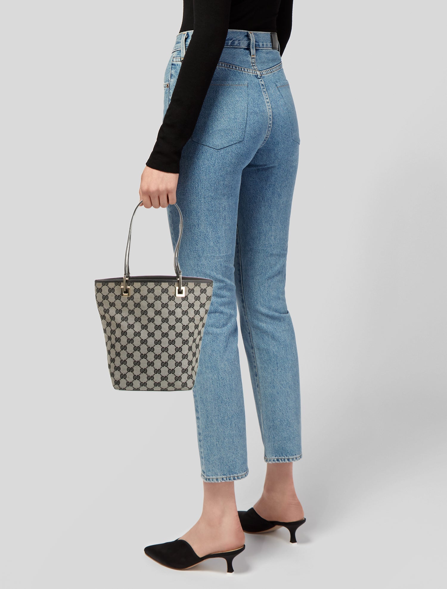 Gucci GG Canvas Bucket Bag Vintage
