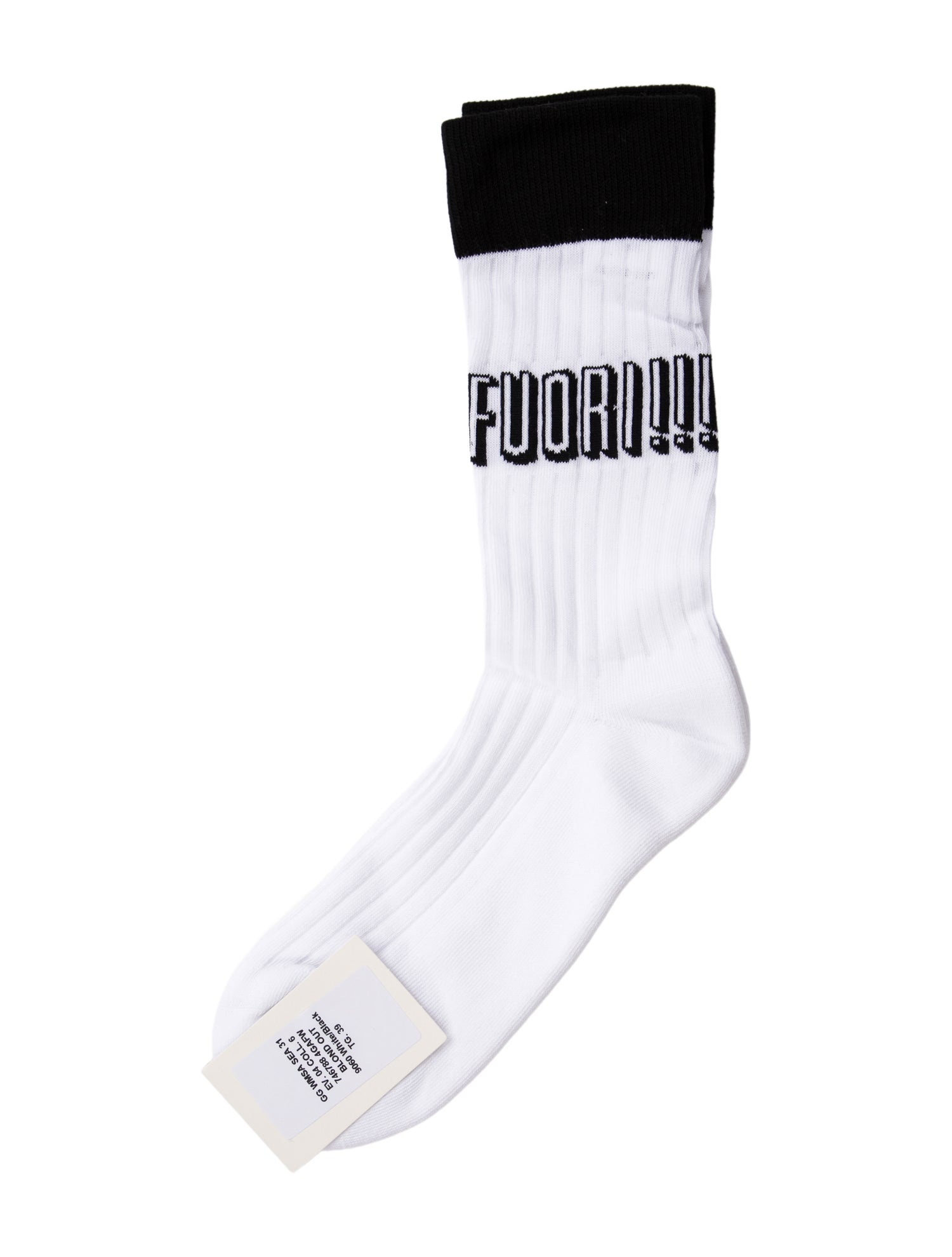 Gucci Gucci Patterned Crew Sock w/Tags