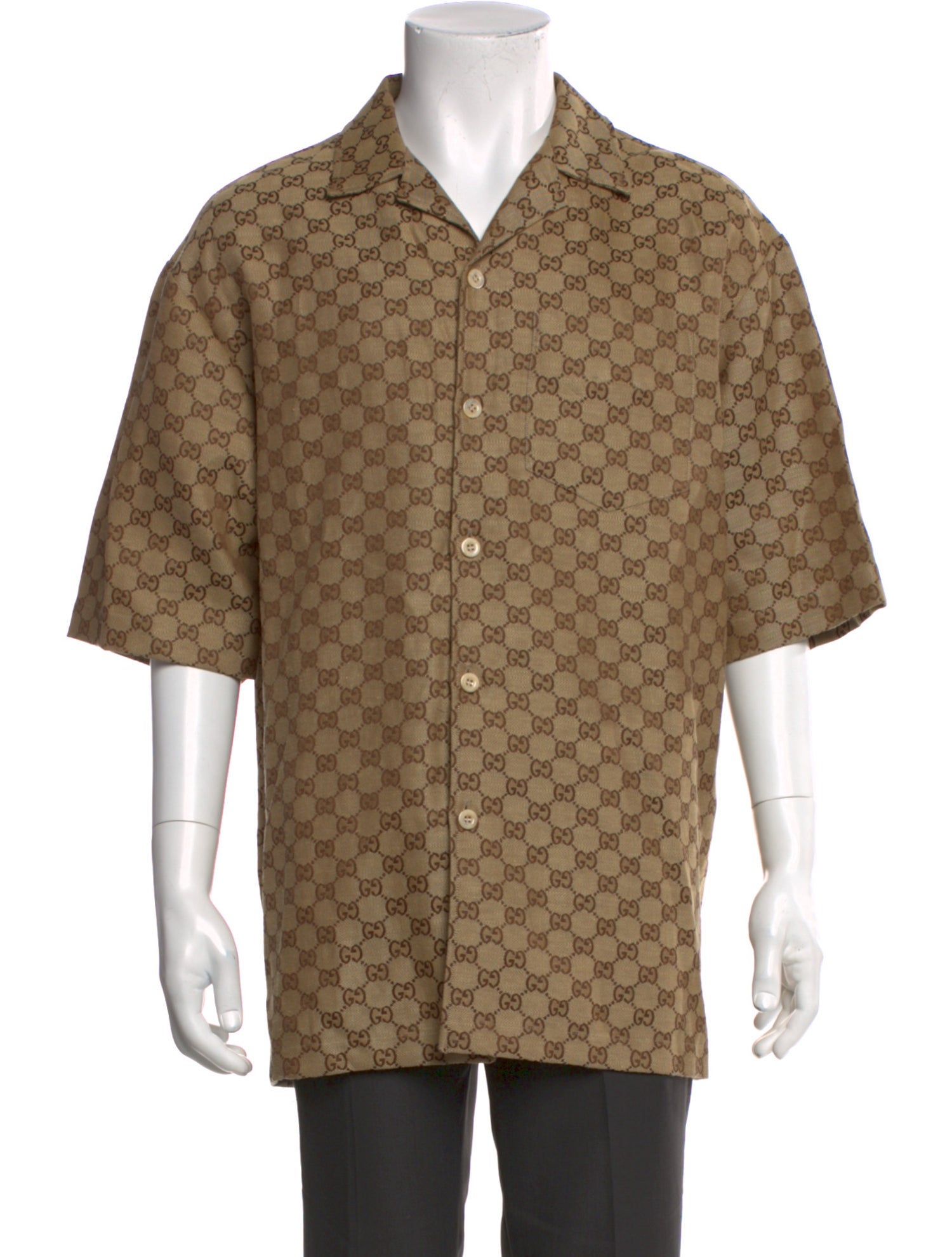 Gucci GG Canvas Linen Shirt