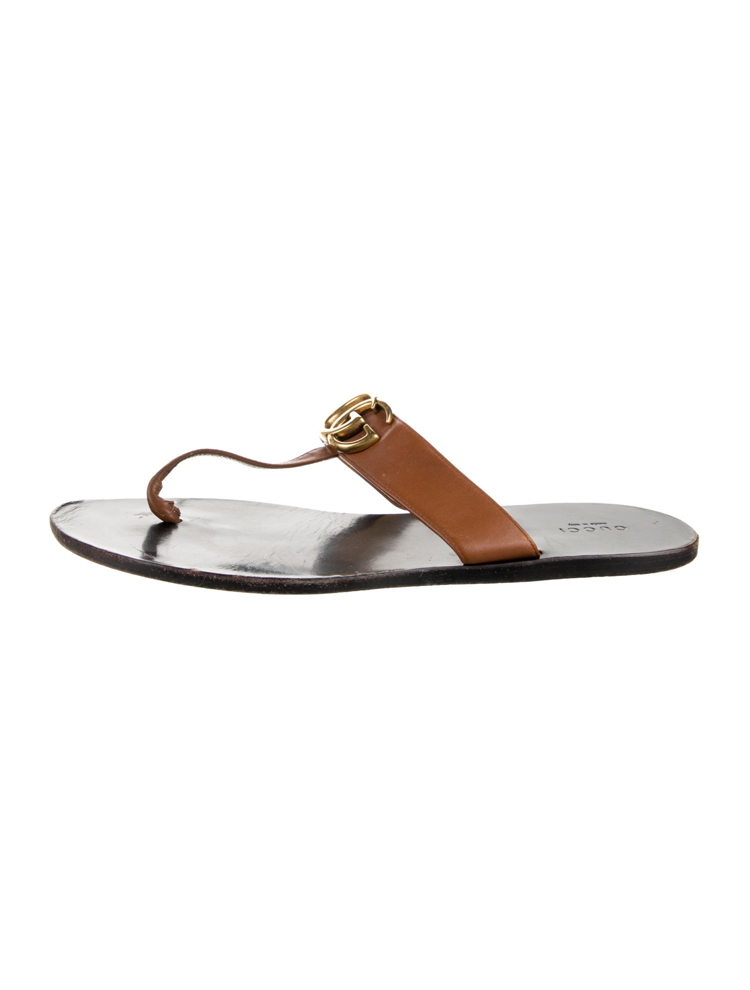 Gucci Leather Slides