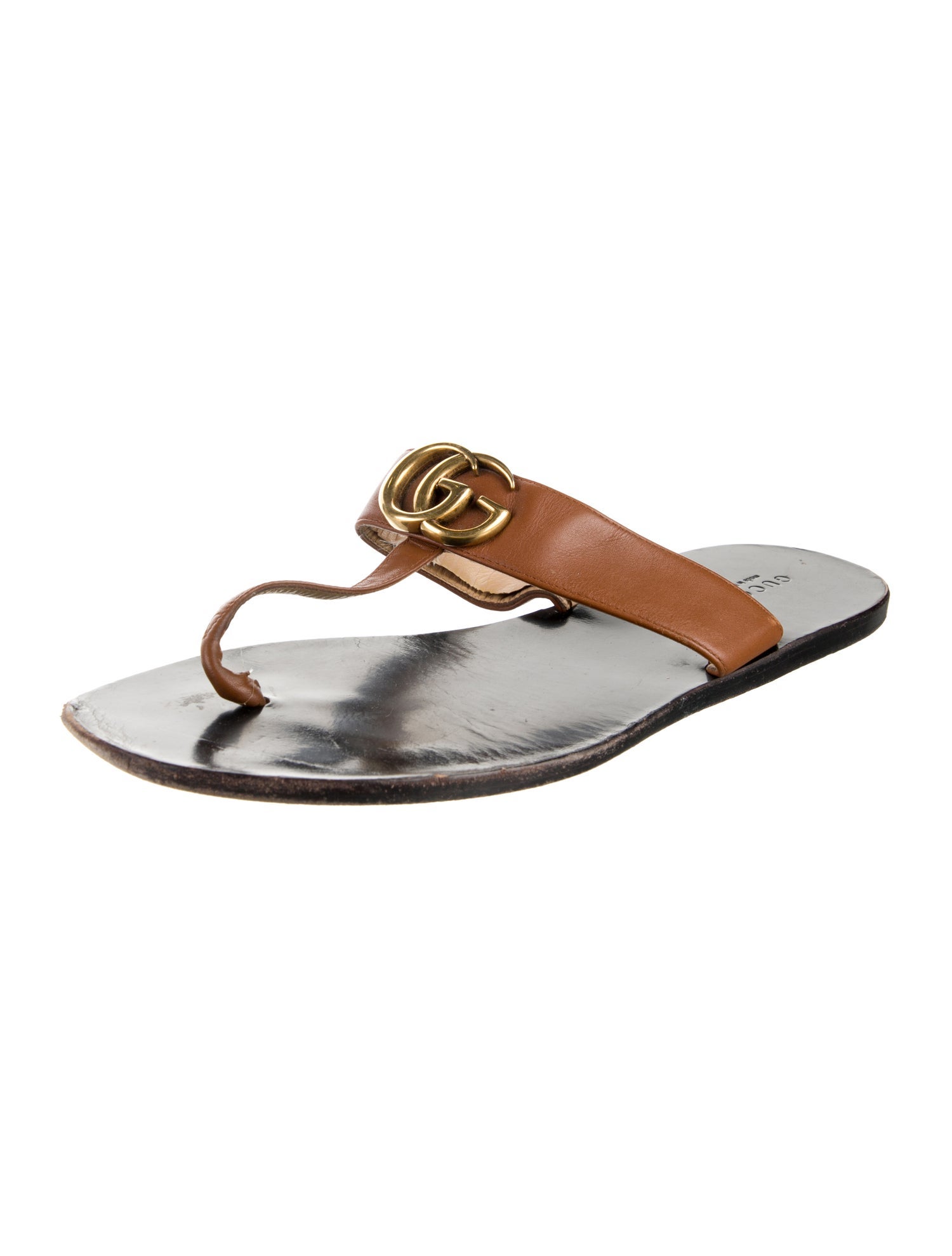 Gucci Leather Slides