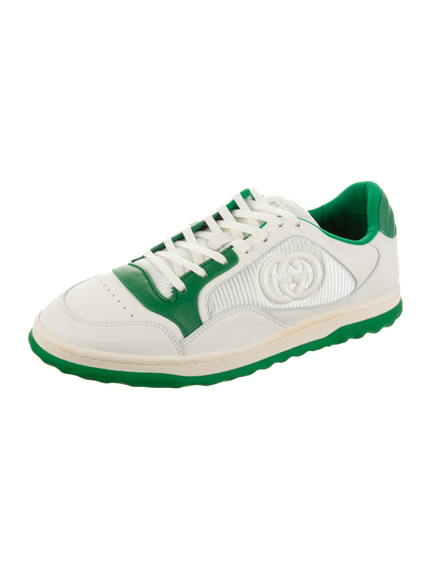 Gucci Leather Printed Sneakers