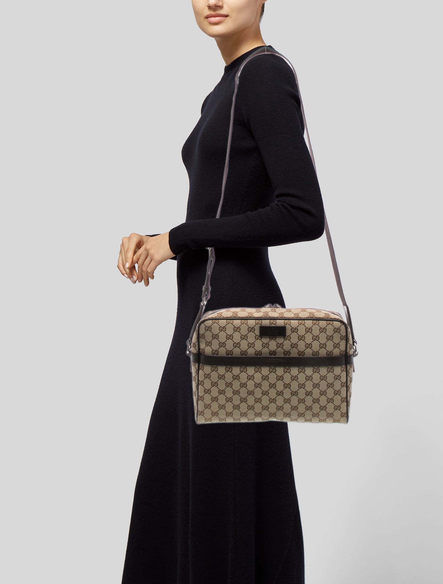 Gucci GG Canvas Messenger Bag