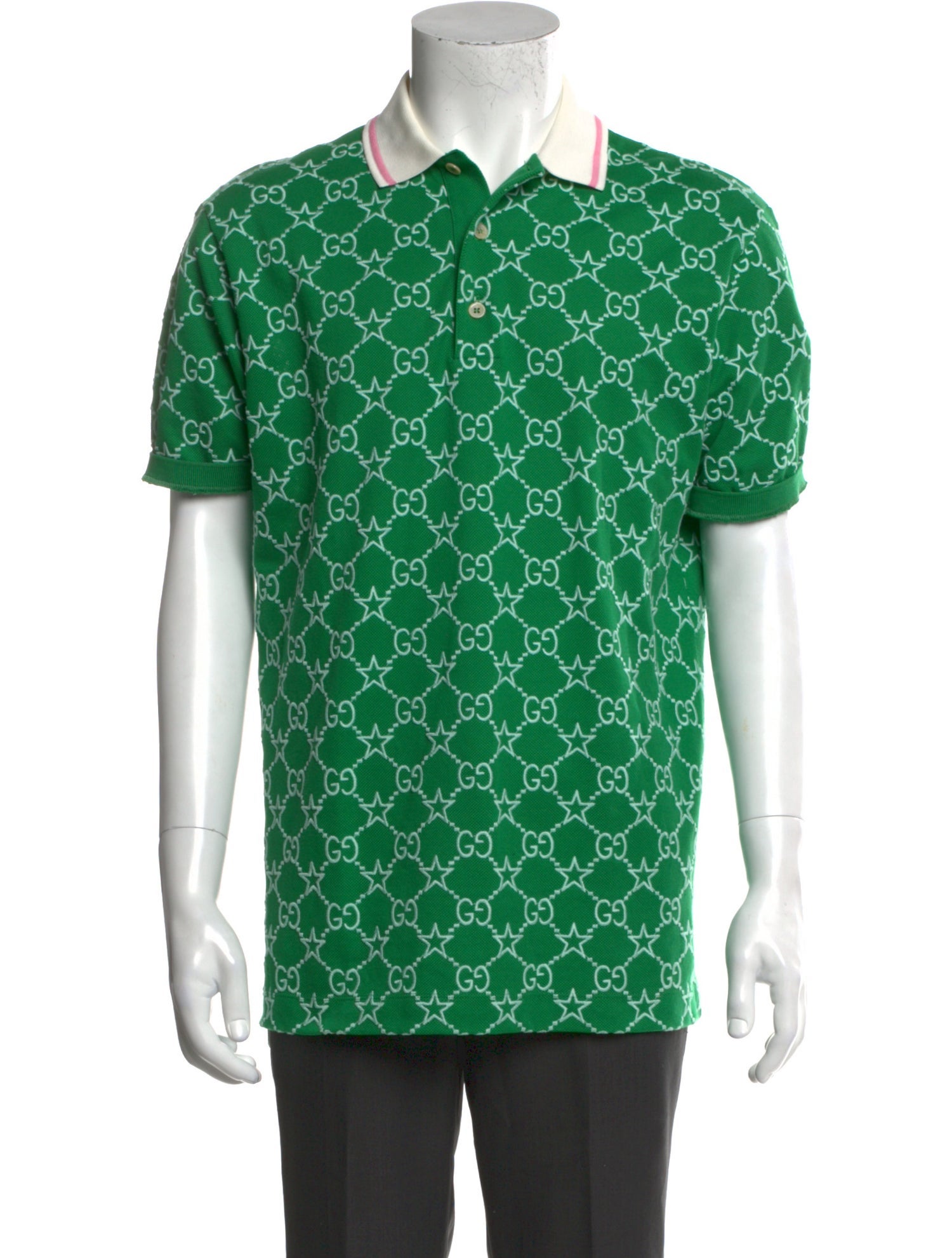 Gucci 2022 GG Logo Polo Shirt