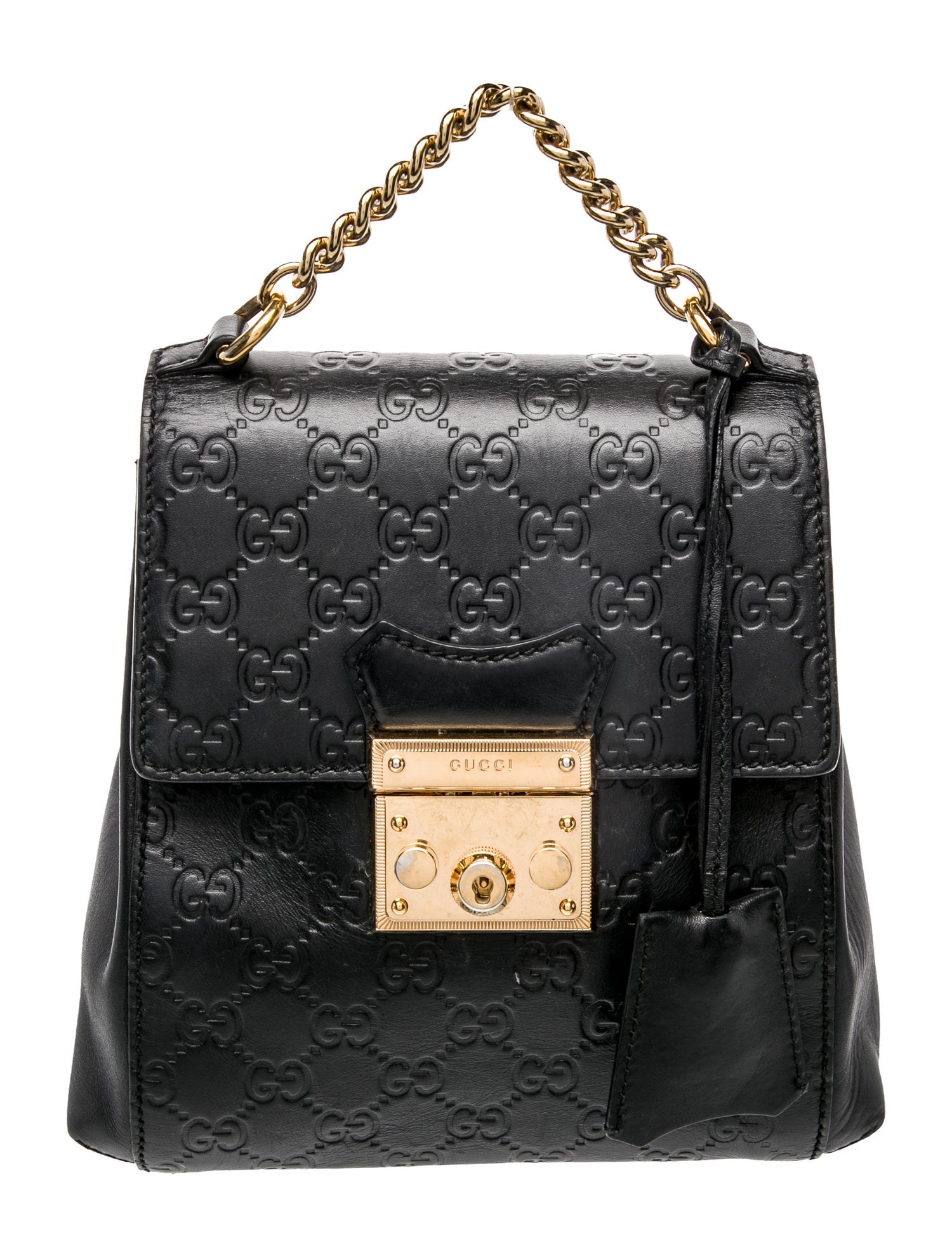 Gucci GG Embossed Padlock