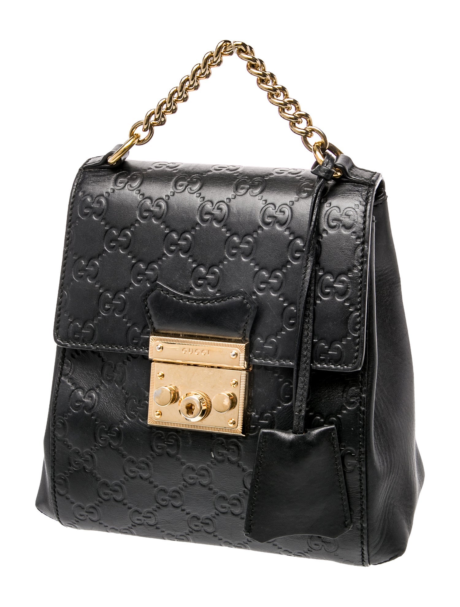 Gucci GG Embossed Padlock