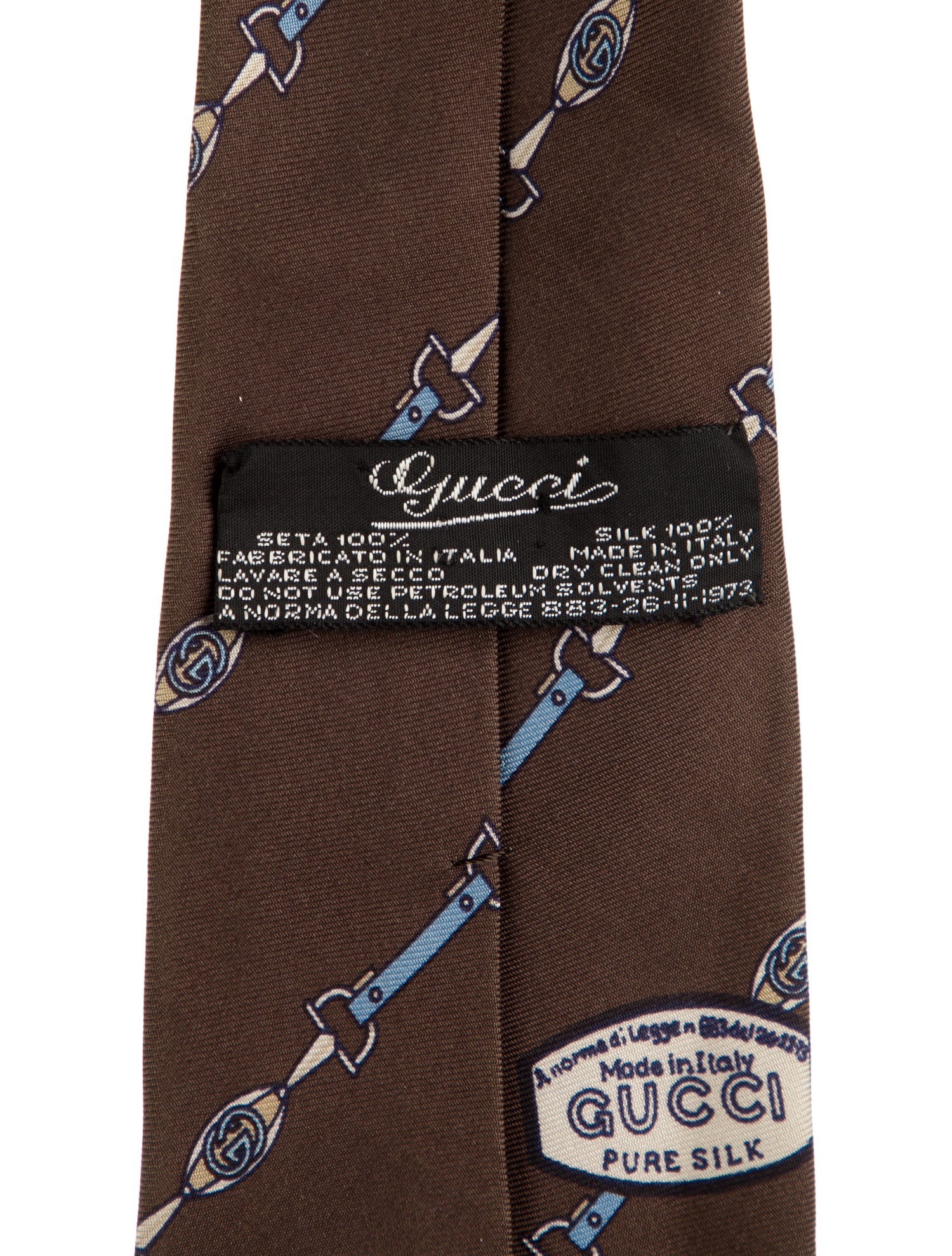 Gucci Patterned Silk Tie