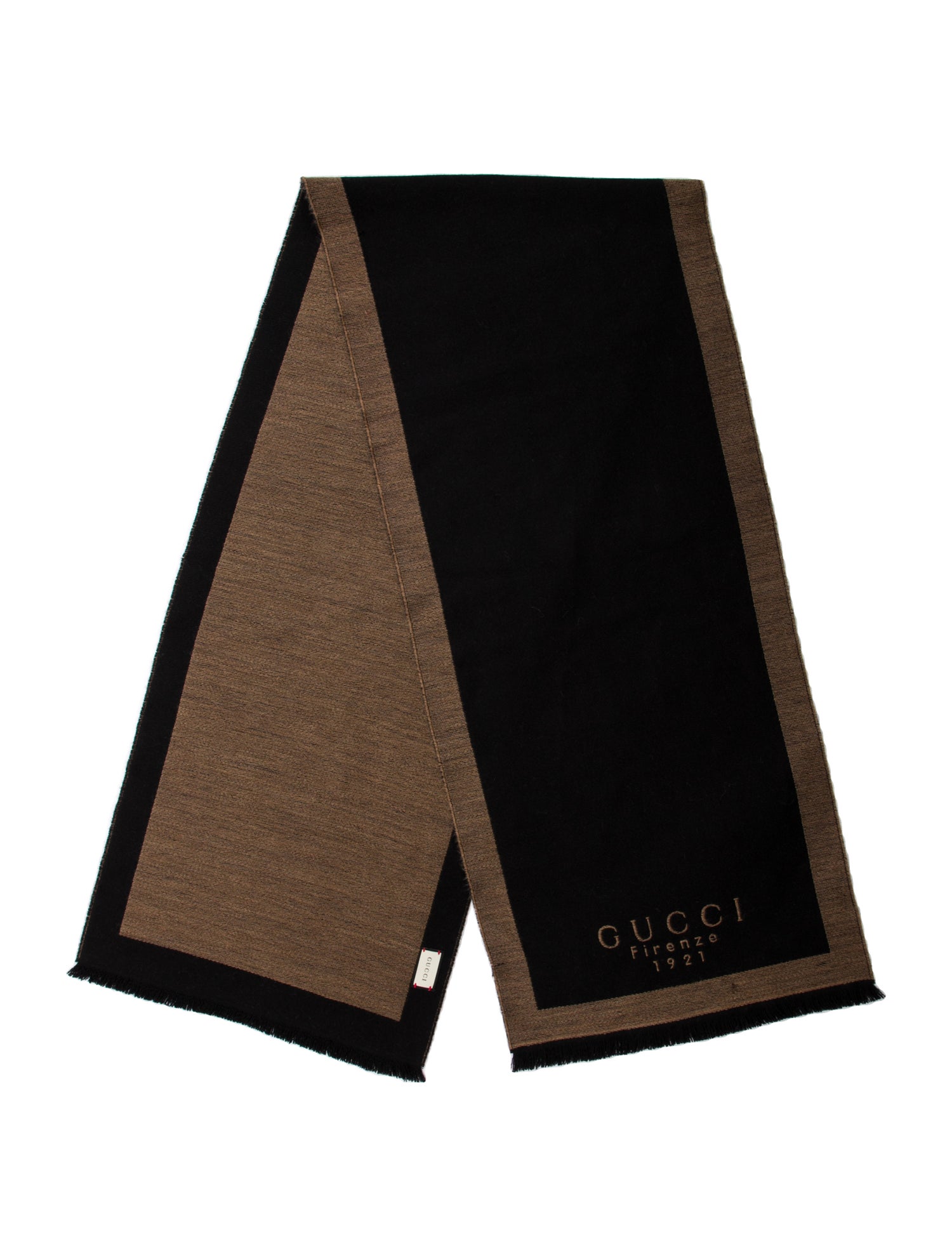 Gucci Wool Colorblock Pattern Shawl