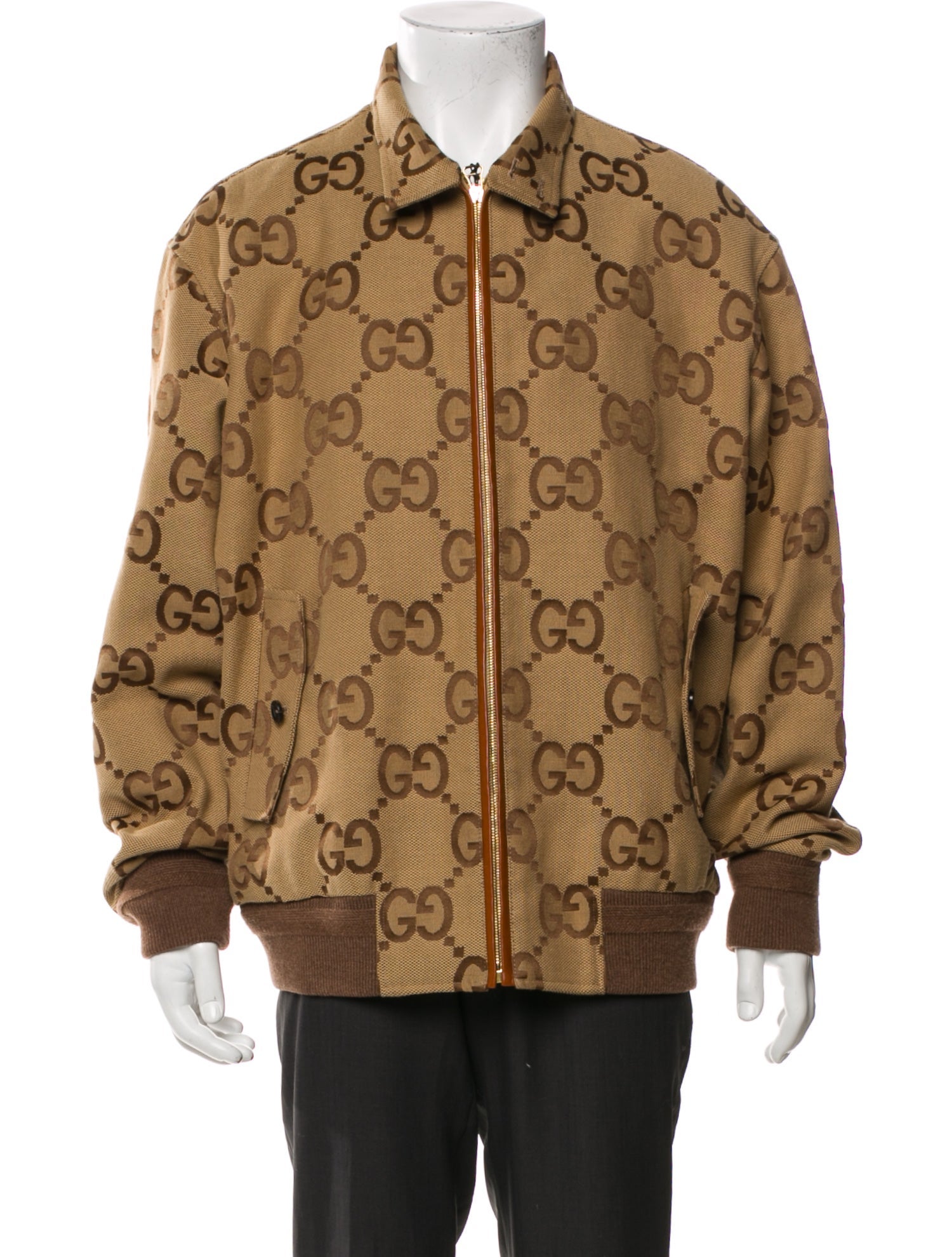 Gucci 2022 Jumbo GG Bomber Jacket