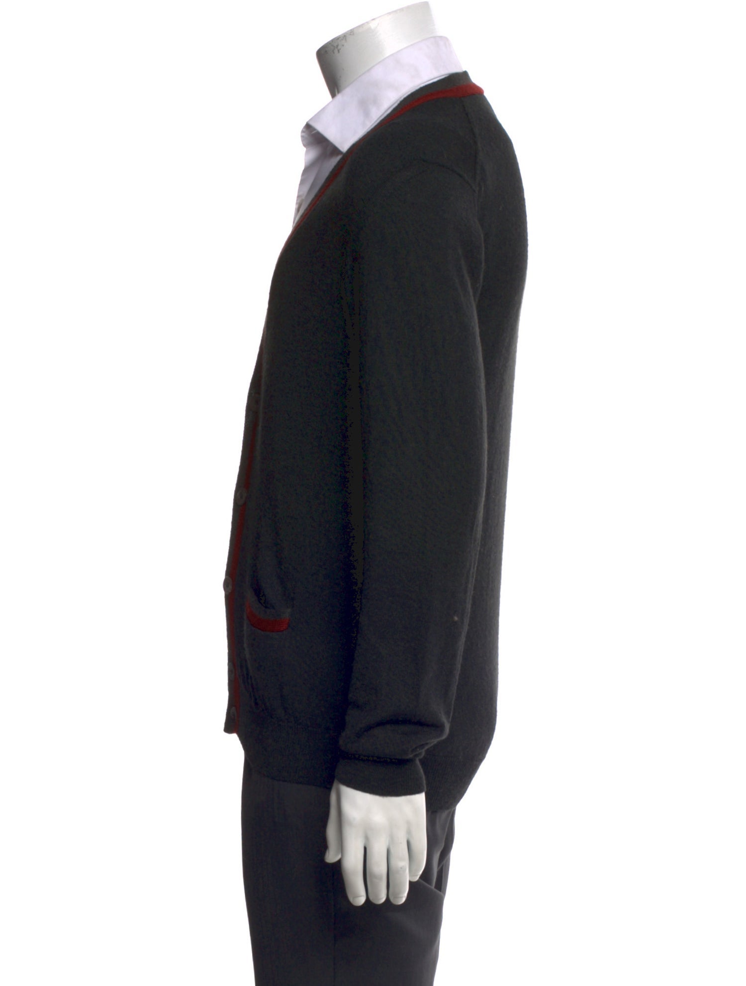 Gucci Web Accent Silk Cardigan