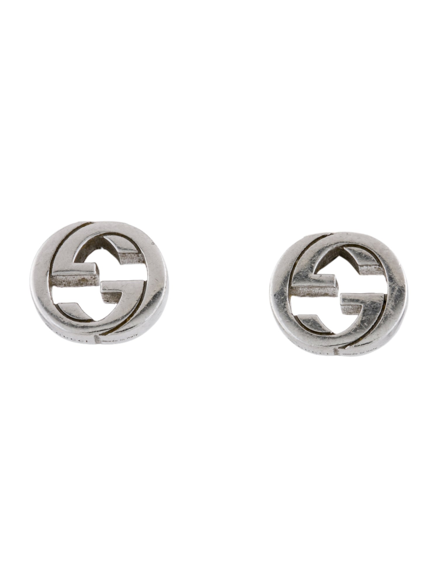 Gucci Interlocking G Stud Earrings