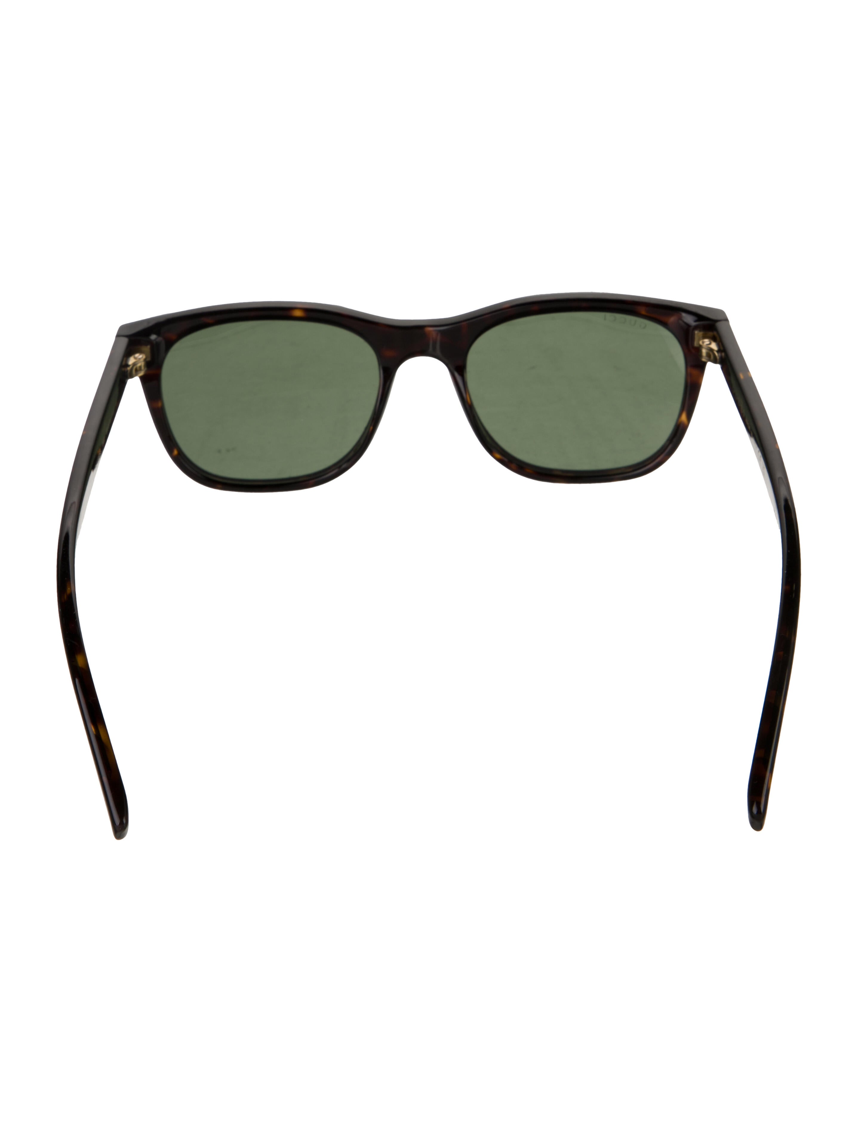 Gucci Sylvie Web Accent Square Sunglasses
