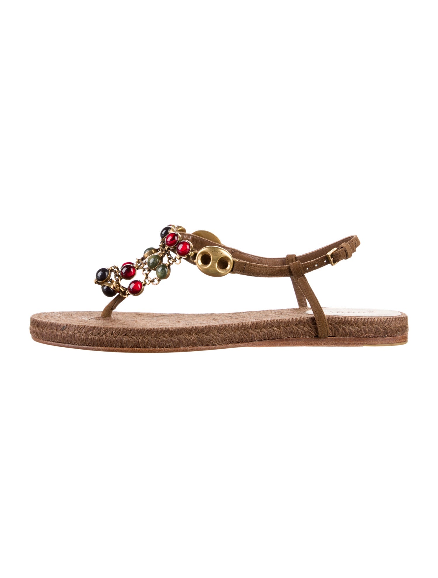 Gucci Leather Espadrilles