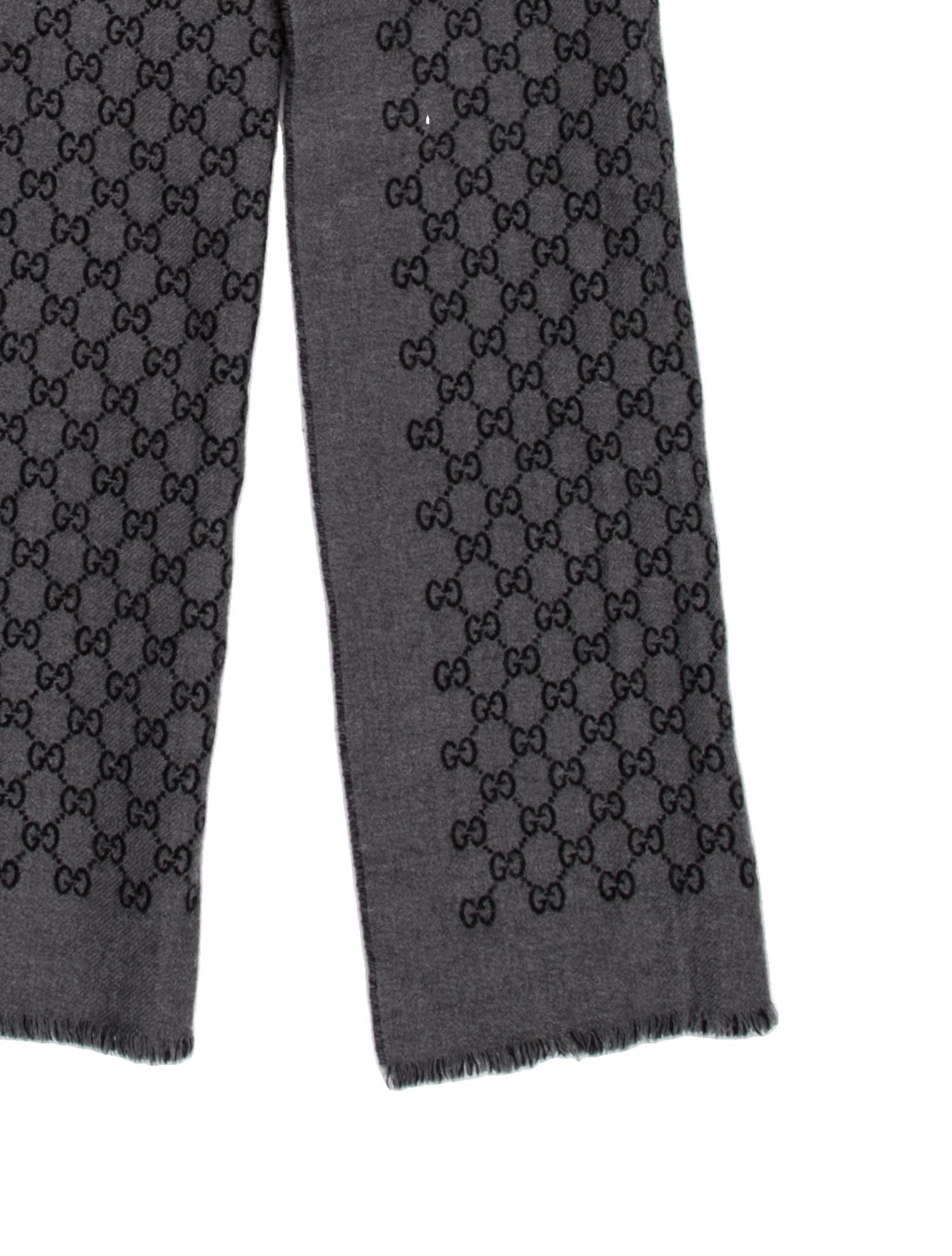 Gucci 'Pursuit of Happiness' Striped Harness Printed Scarf