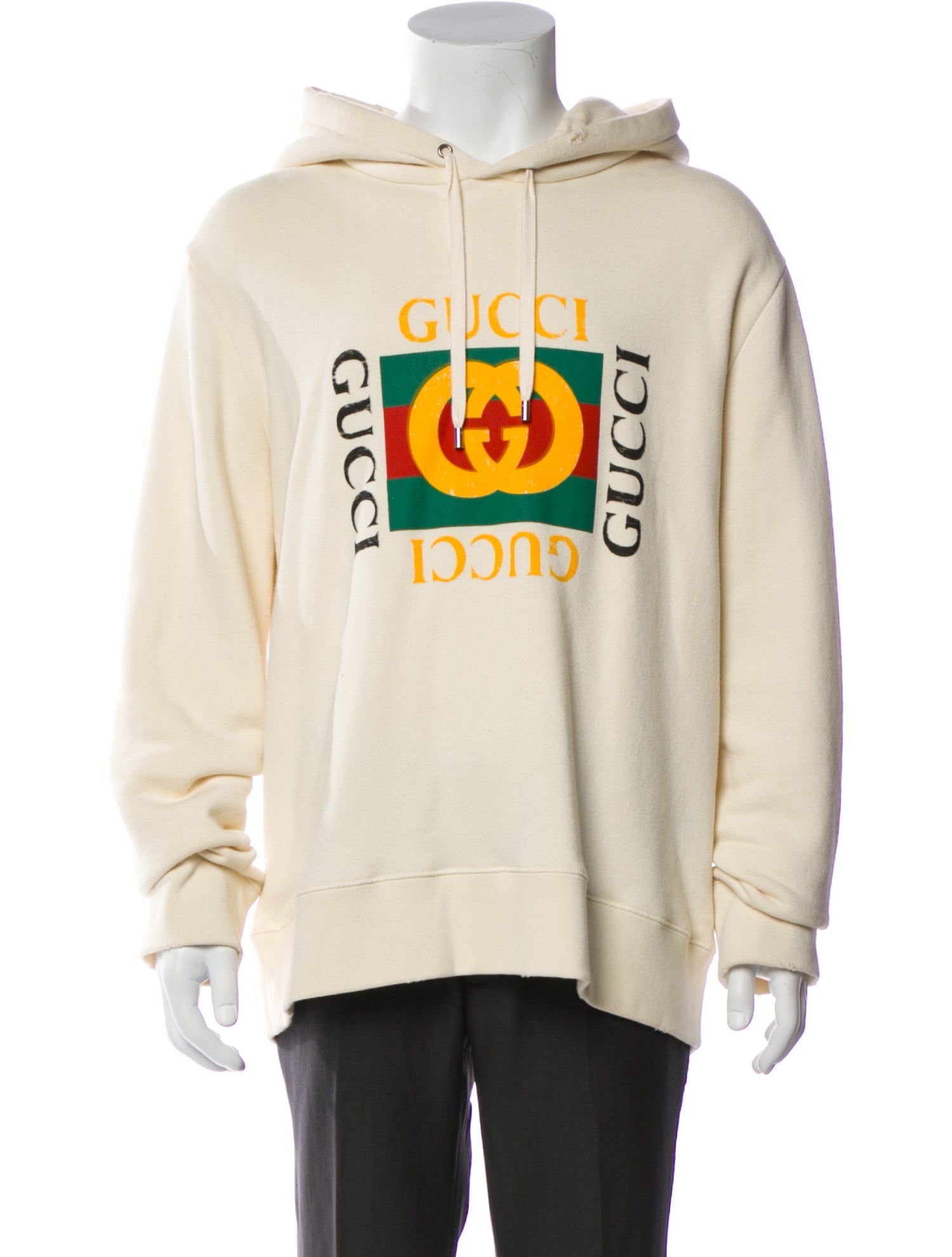 Gucci GG Logo Crew Neck Hoodie