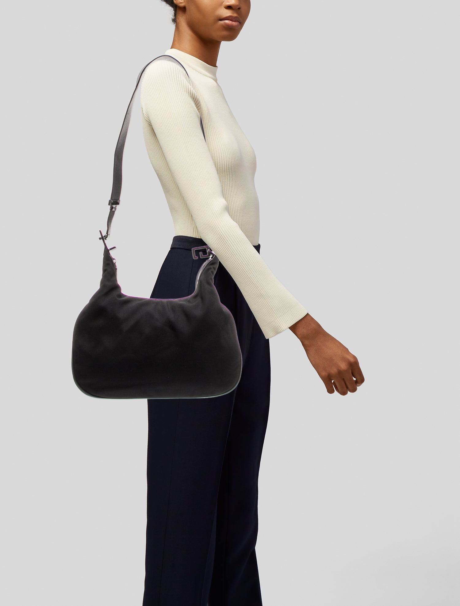 Gucci Canvas Shoulder Bag