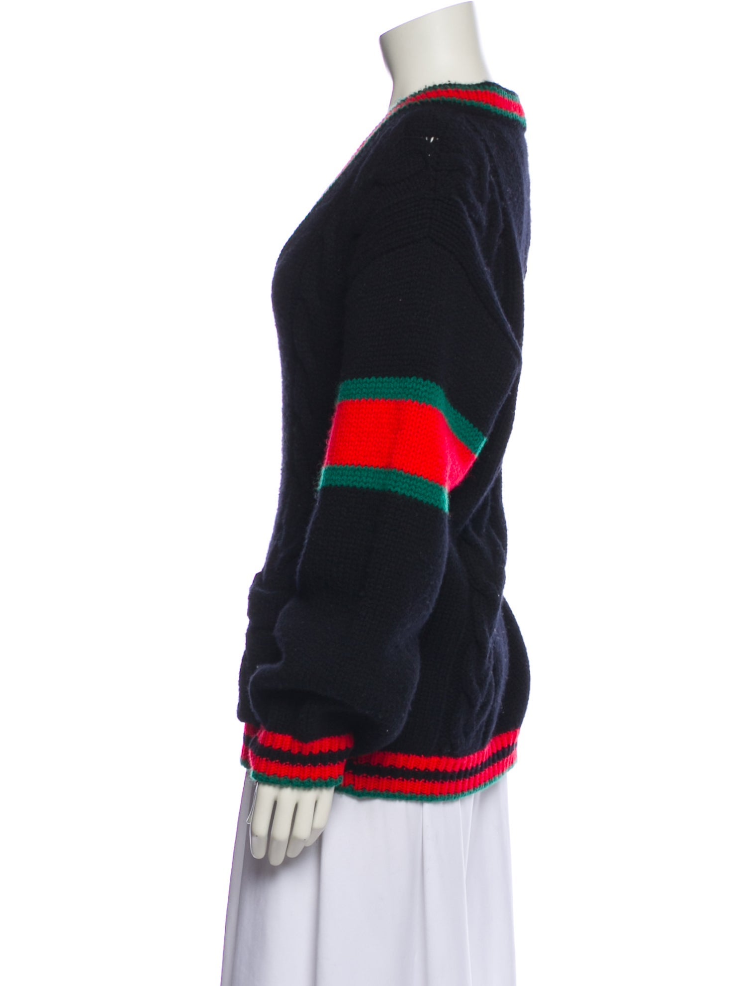 Gucci 2019 Web Accent Cardigan