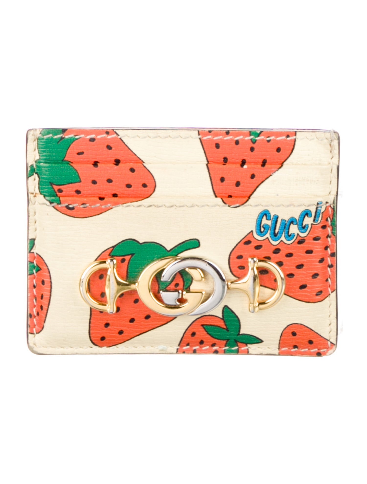 Gucci Interlocking G Horsebit Leather Compact Wallet